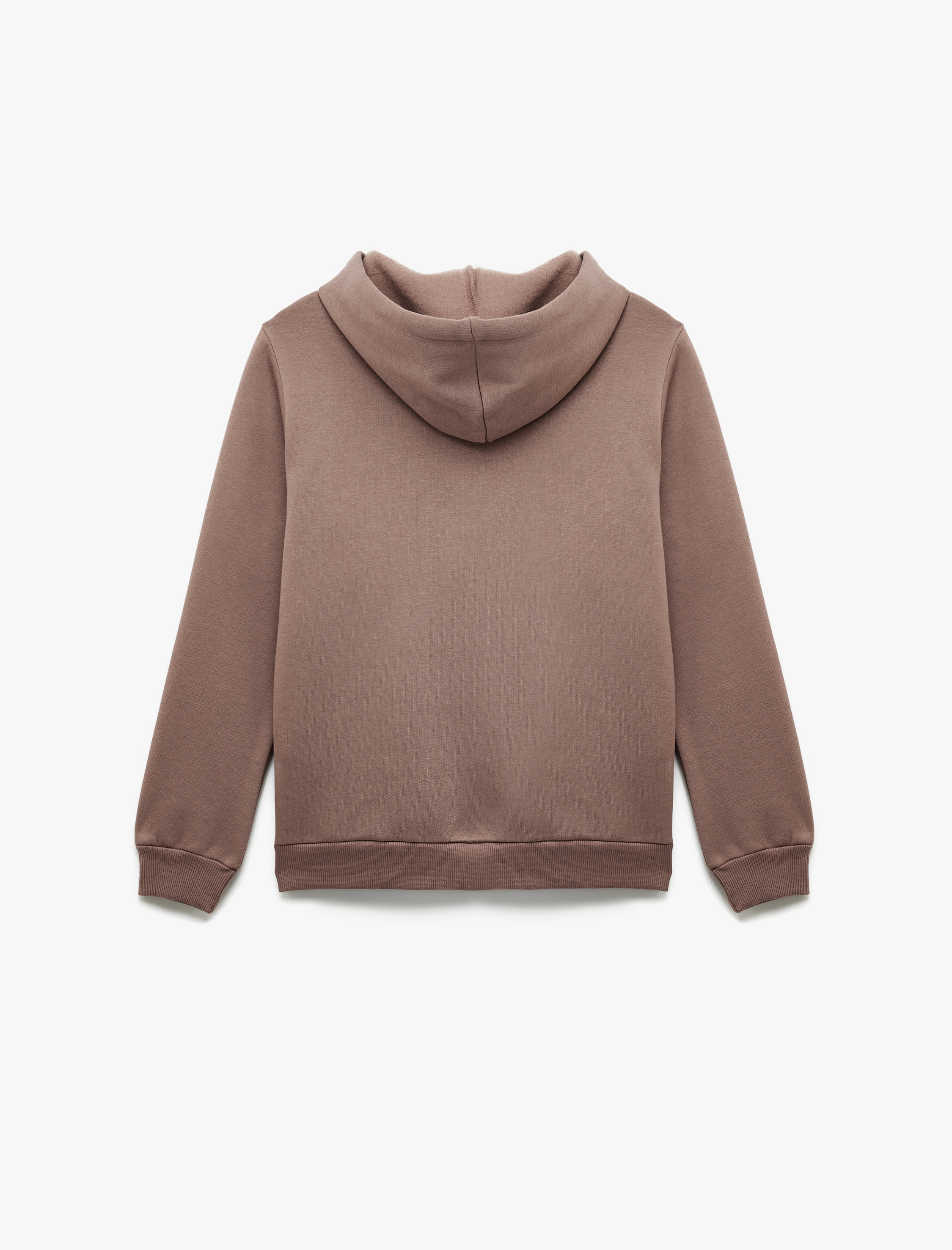   Ayıcık Nakışlı Kanguru Cepli Kapüşonlu Sweatshirt