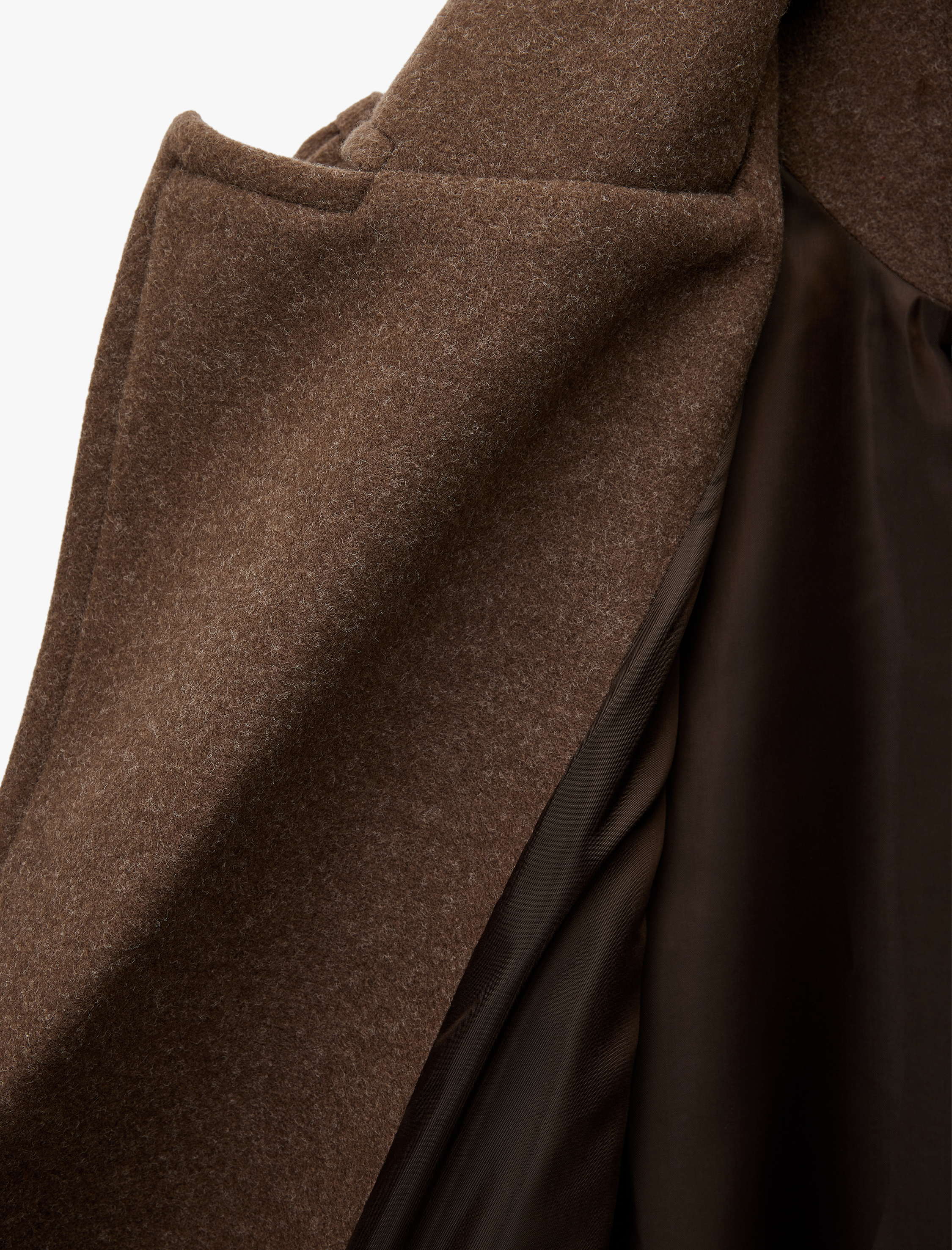   Trenç Kaban Kaşe Kruvaze Kemerli Cepli Uzun Kollu