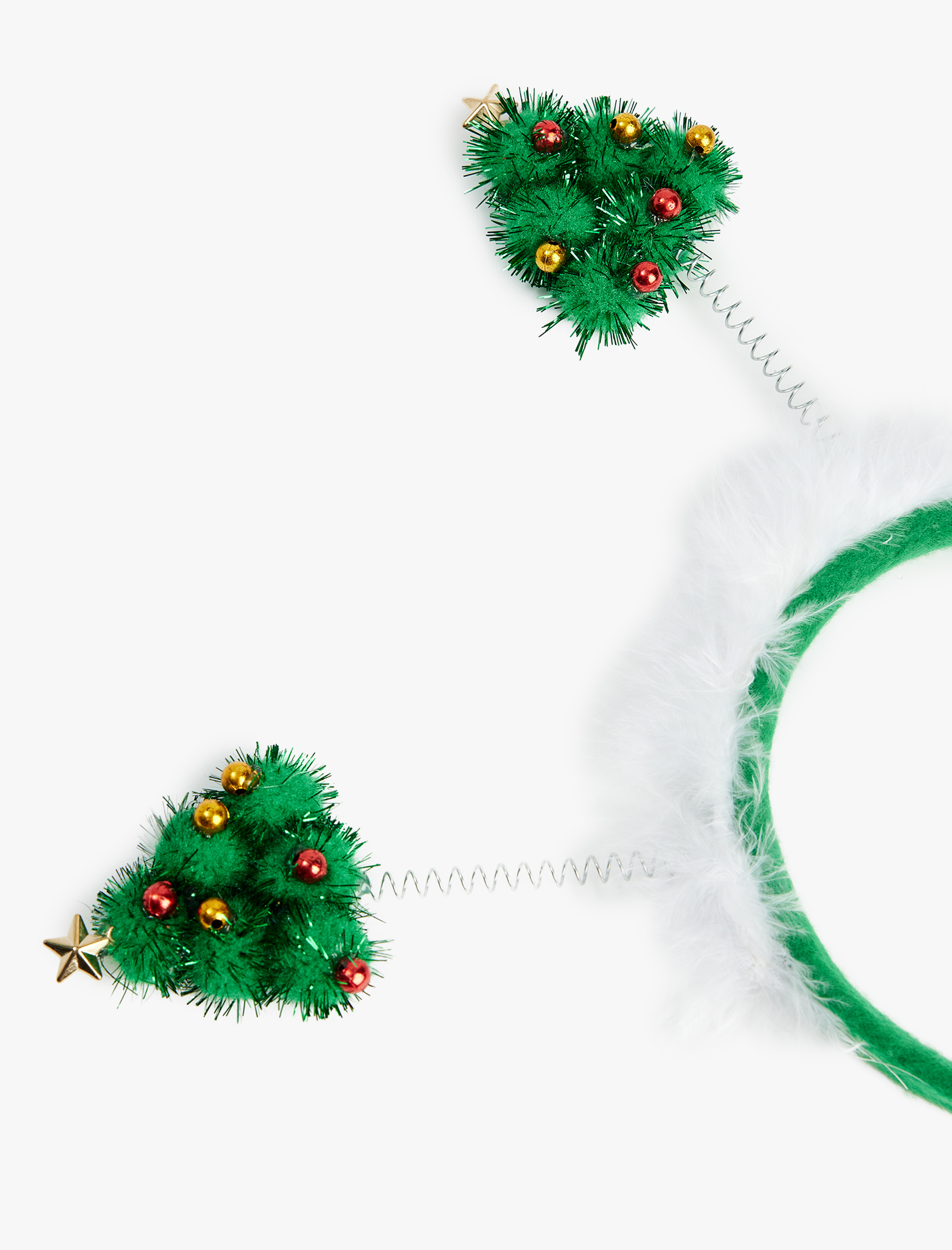  Kadın Çam Ağacı Aplikeli Yılbaşı Tacı