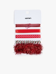 5'li Yılbaşı Temalı Hediye Paketleme Şerit Seti