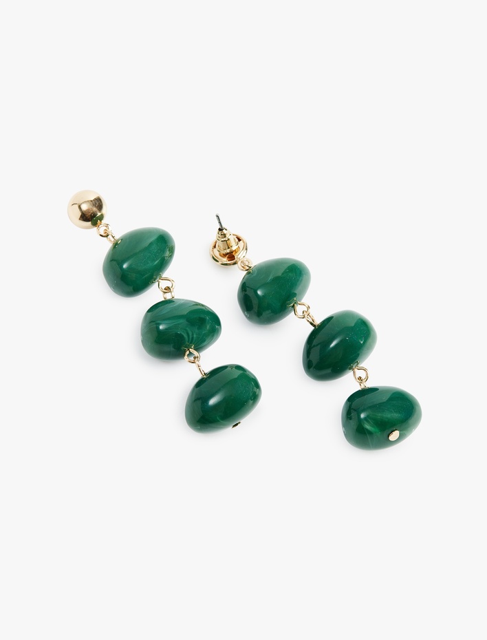 Kadın Sallantılı Boncuklu Küpe