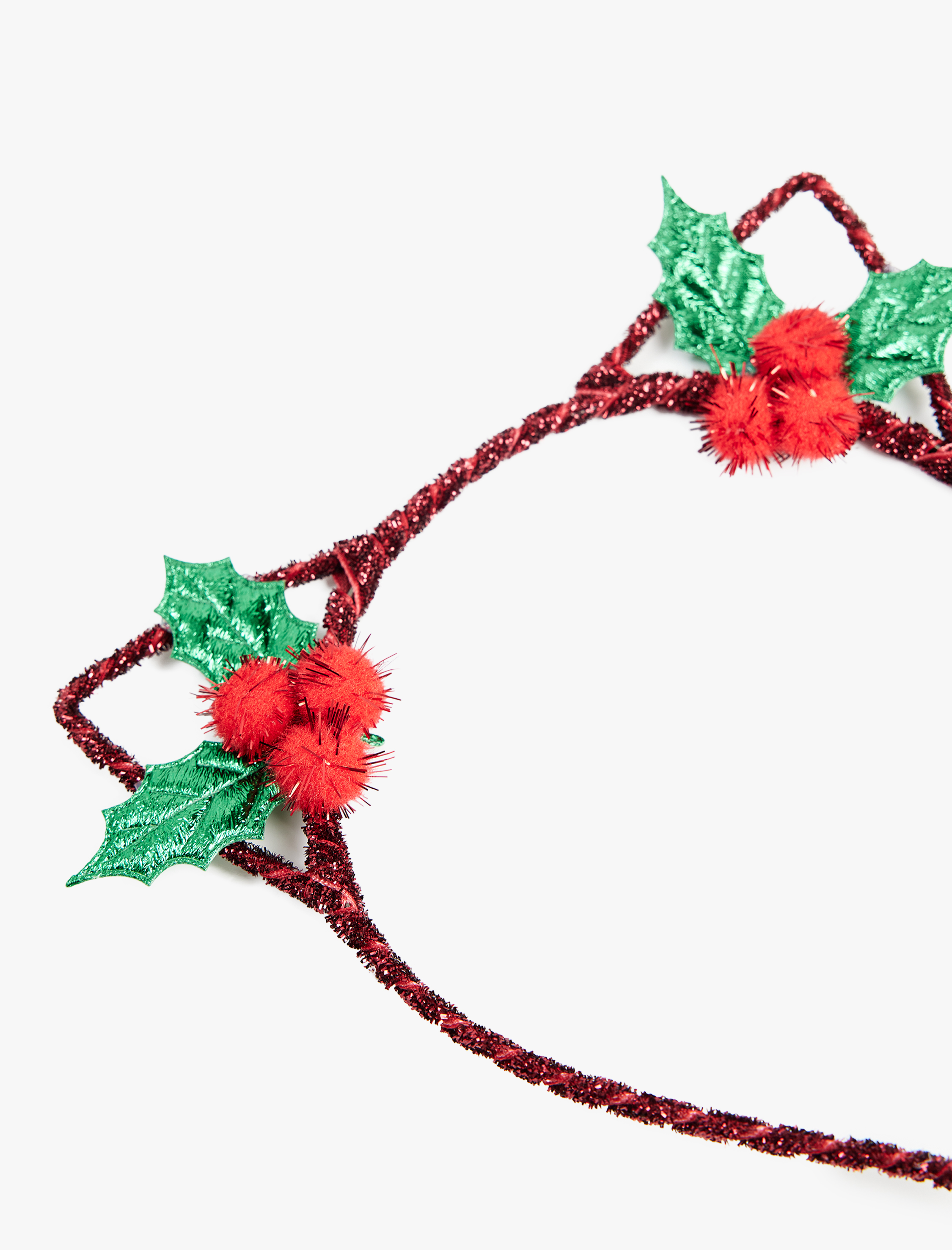  Kadın Yılbaşı Çiçeği Detaylı Kulak Aplikeli Yılbaşı Tacı