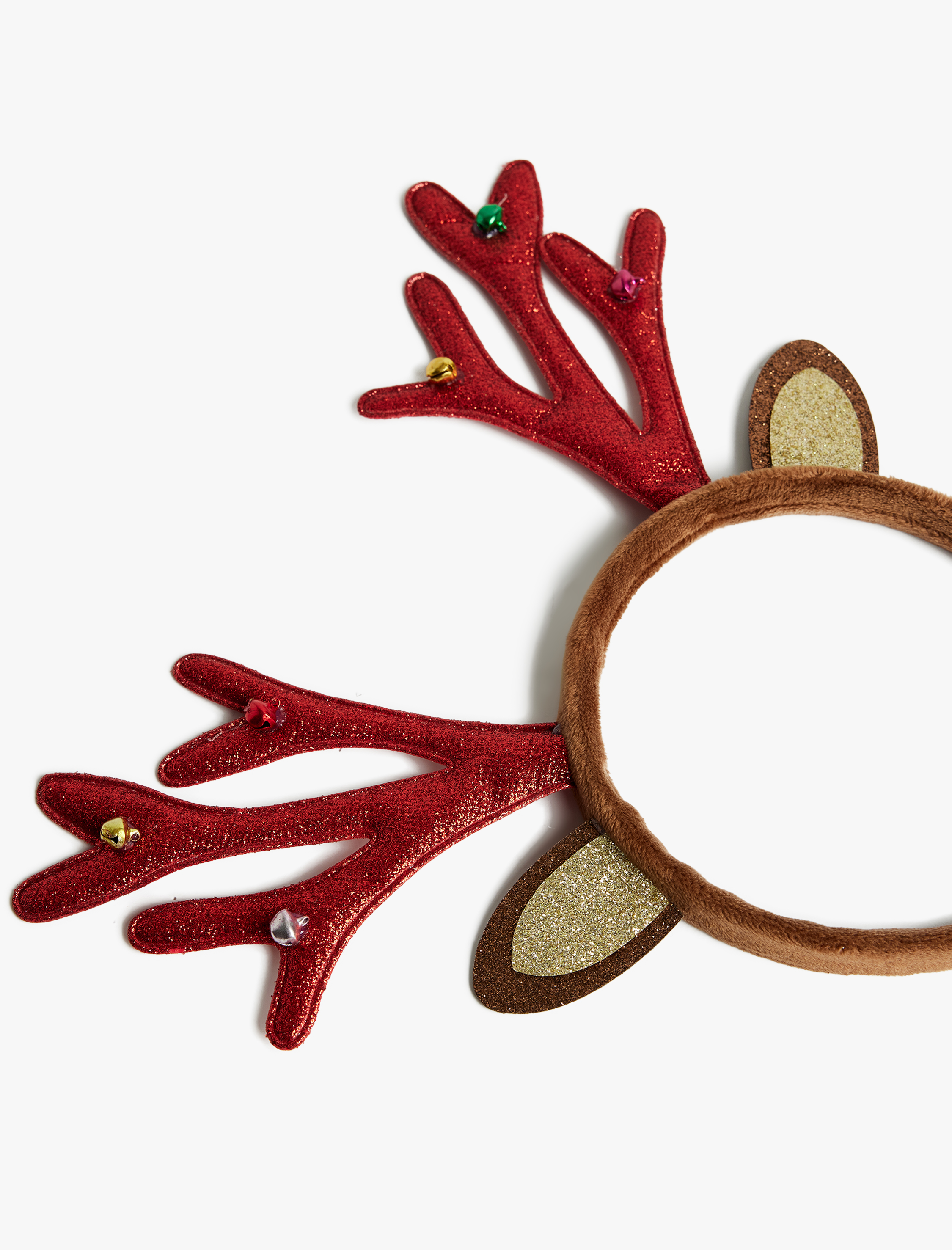  Kadın Geyik Boynuzu Detaylı Yılbaşı Tacı