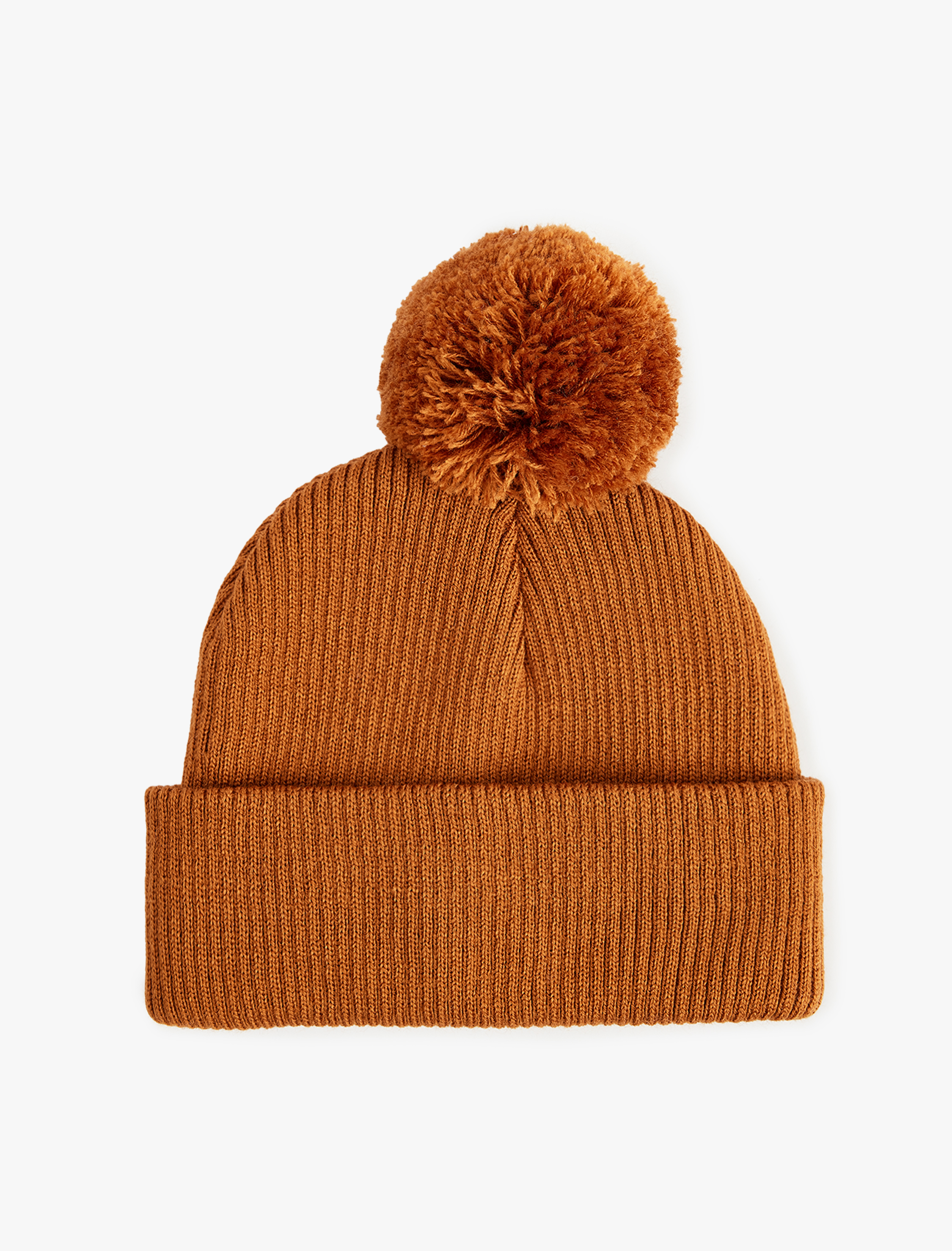 Erkek Bebek Ponpon Detaylı Örgü Triko Bere