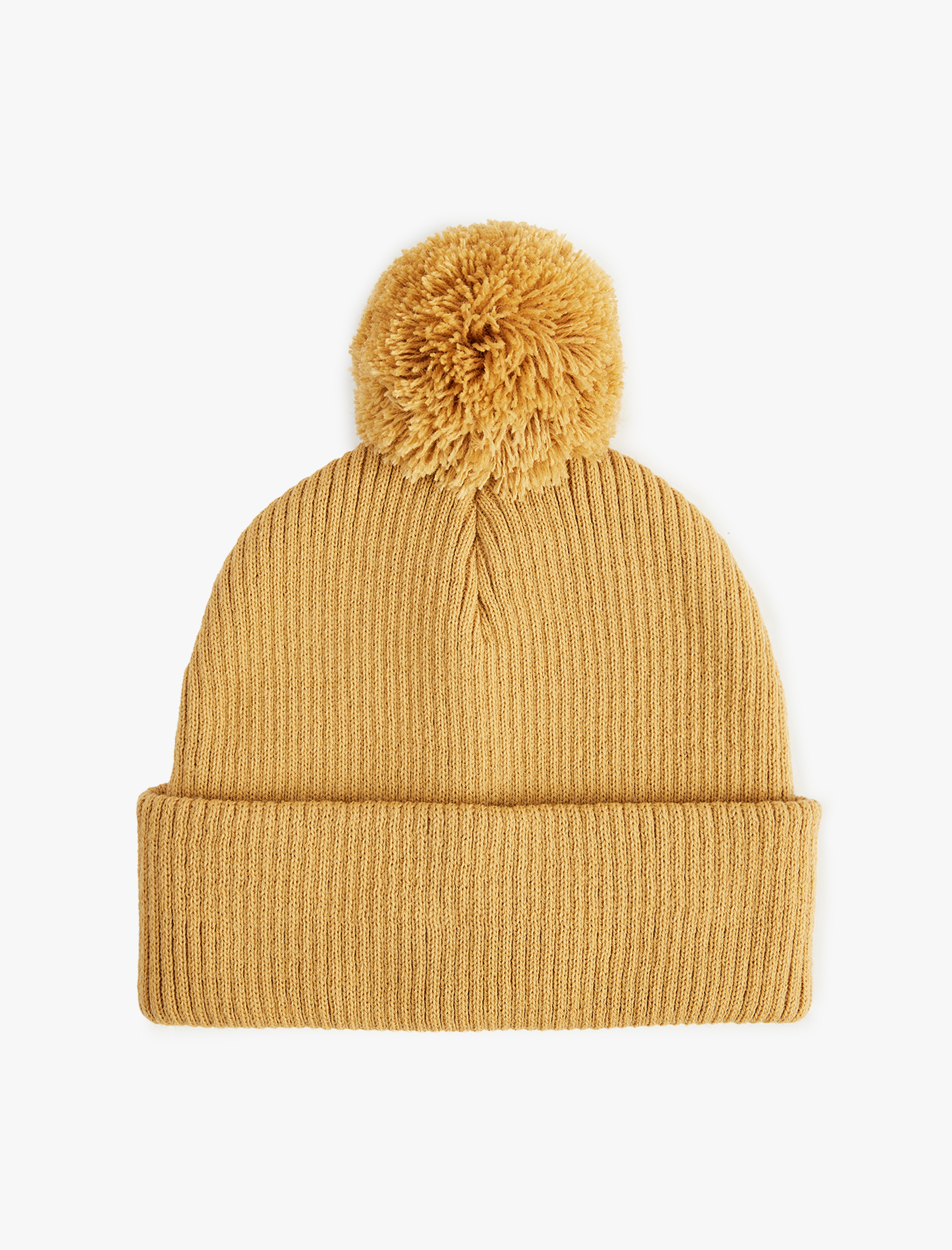 Erkek Bebek Ponpon Detaylı Örgü Triko Bere