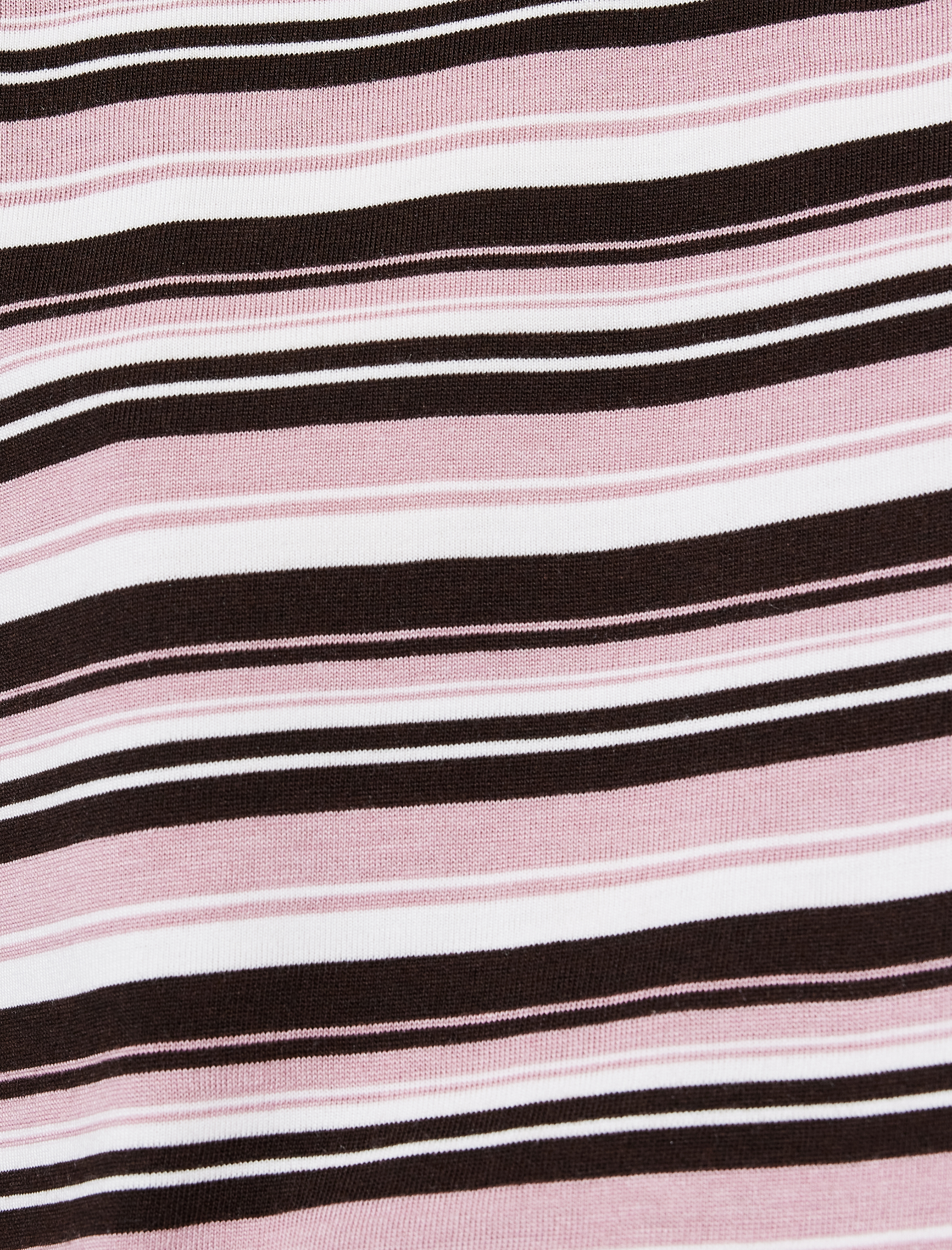   Uzun Kollu Bisiklet Yaka Çizgili Tişört