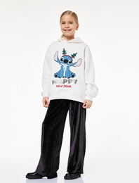 Taş Detaylı Rahat Kesim Geniş Paça Yılbaşı Pantolon