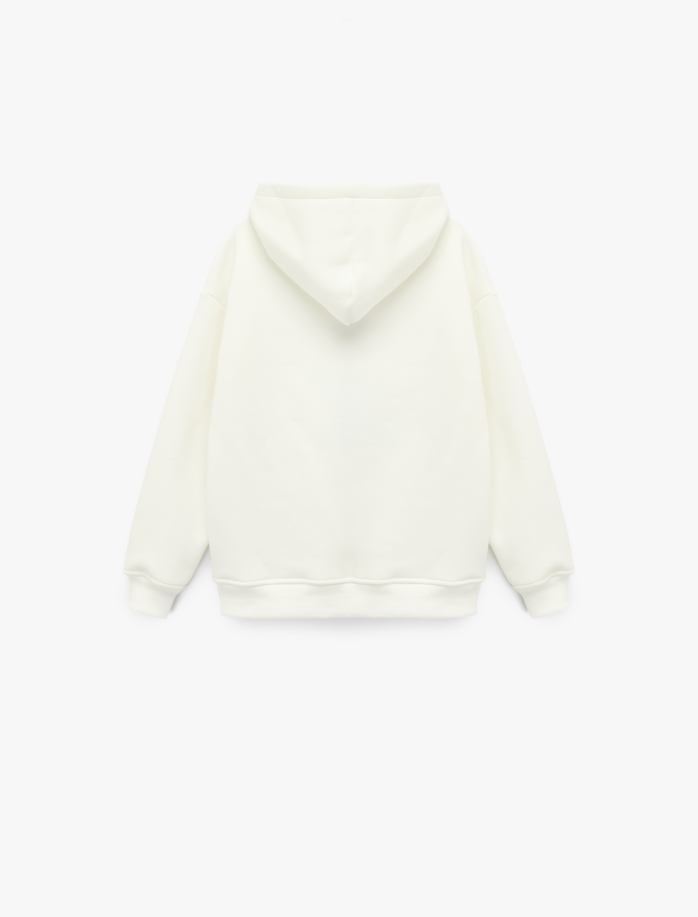  Kız Çocuk Kapşonlu Uzun Kollu Lisanslı Stitch Baskılı Oversize Sweatshirt