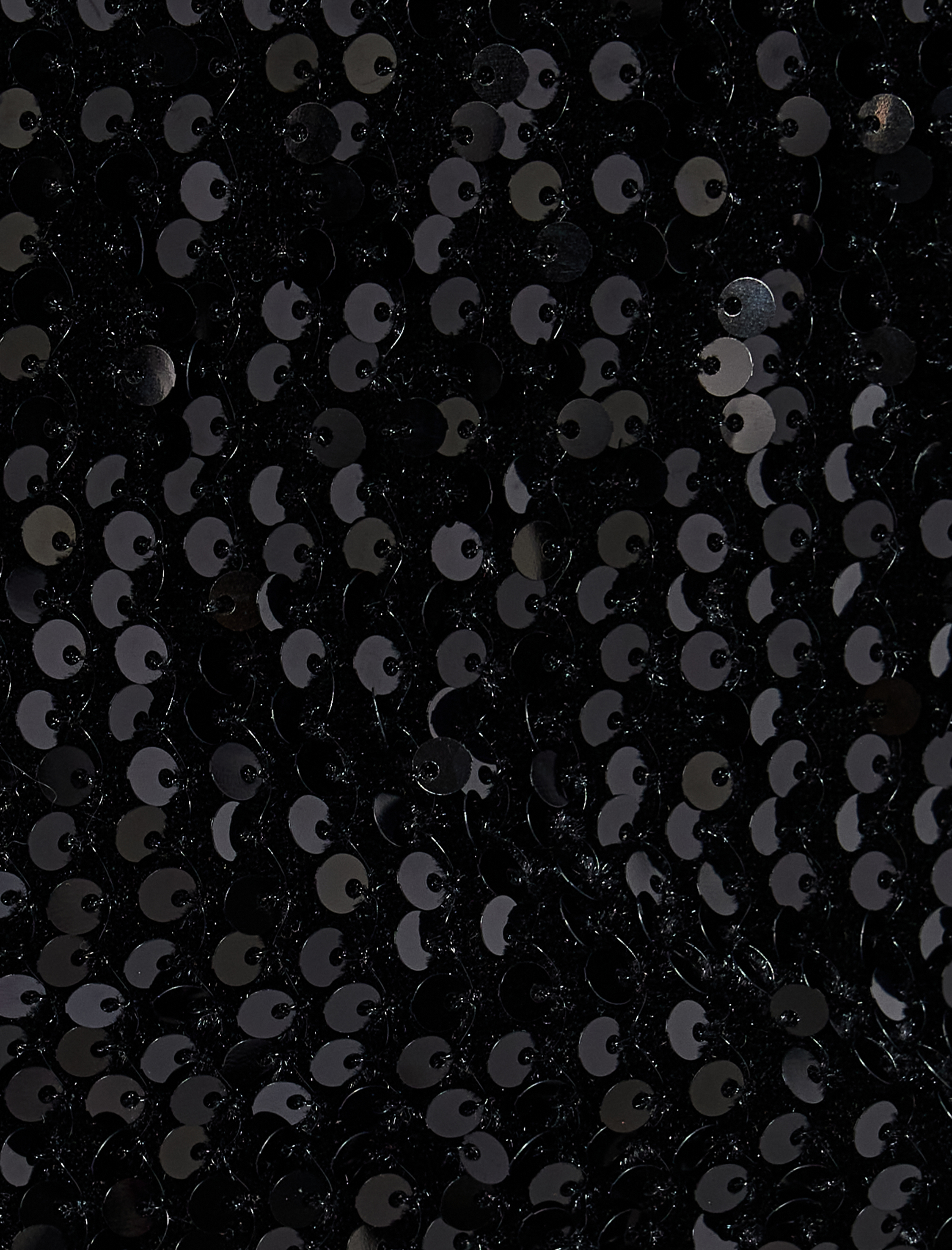   Pullu Payetli Normal Bel Mini Etek