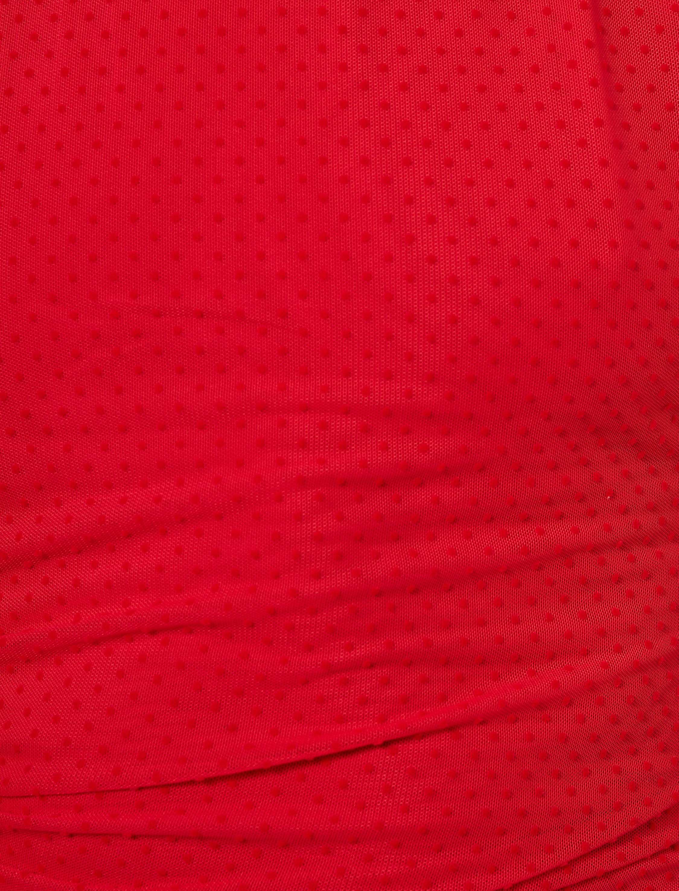   Drape Detaylı Kolsuz Dik Yaka Slim Fit Elbise