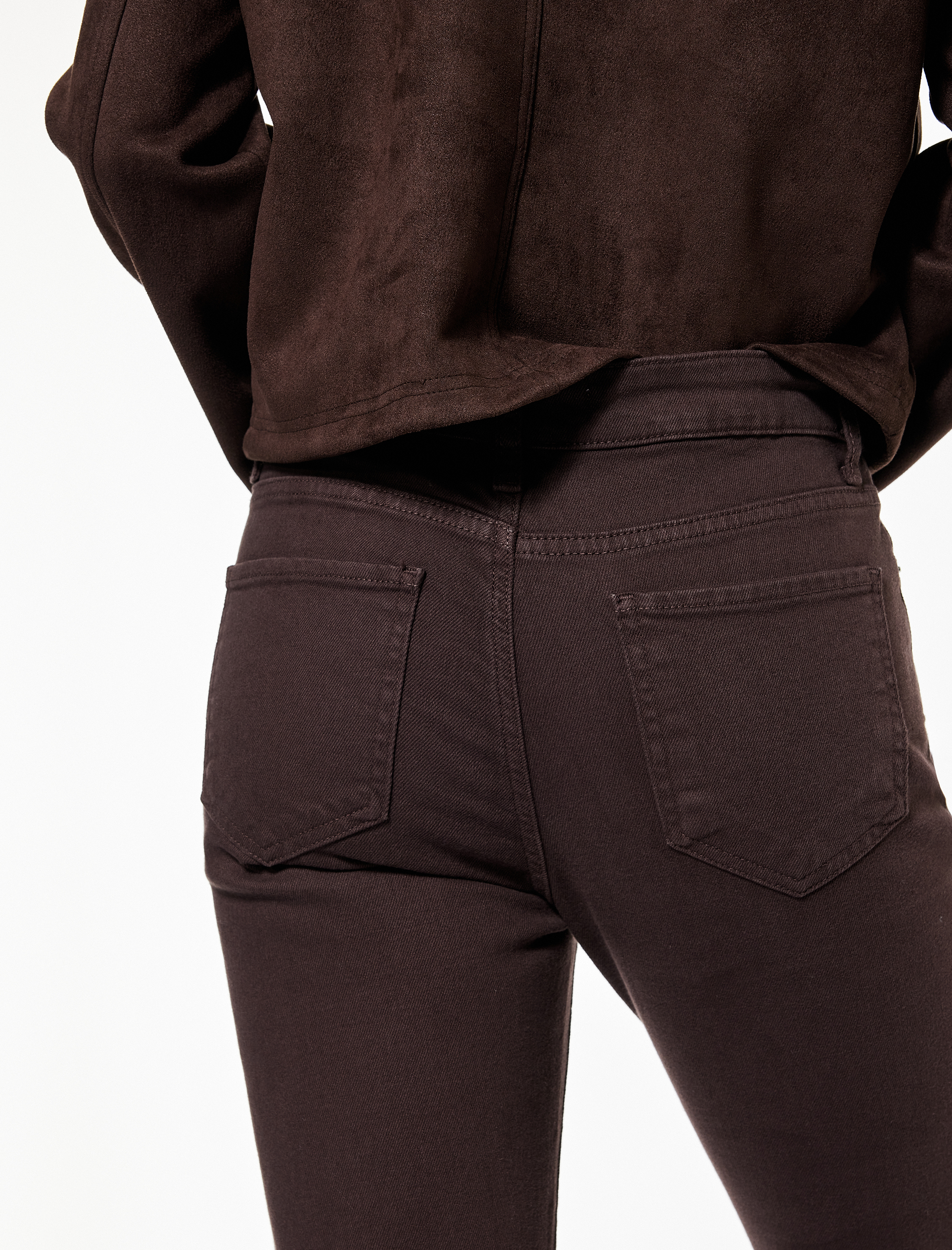 Yüksek Bel Dar Kalıp Pamuklu İspanyol Paça Jean Pantolon - Flare Jeans