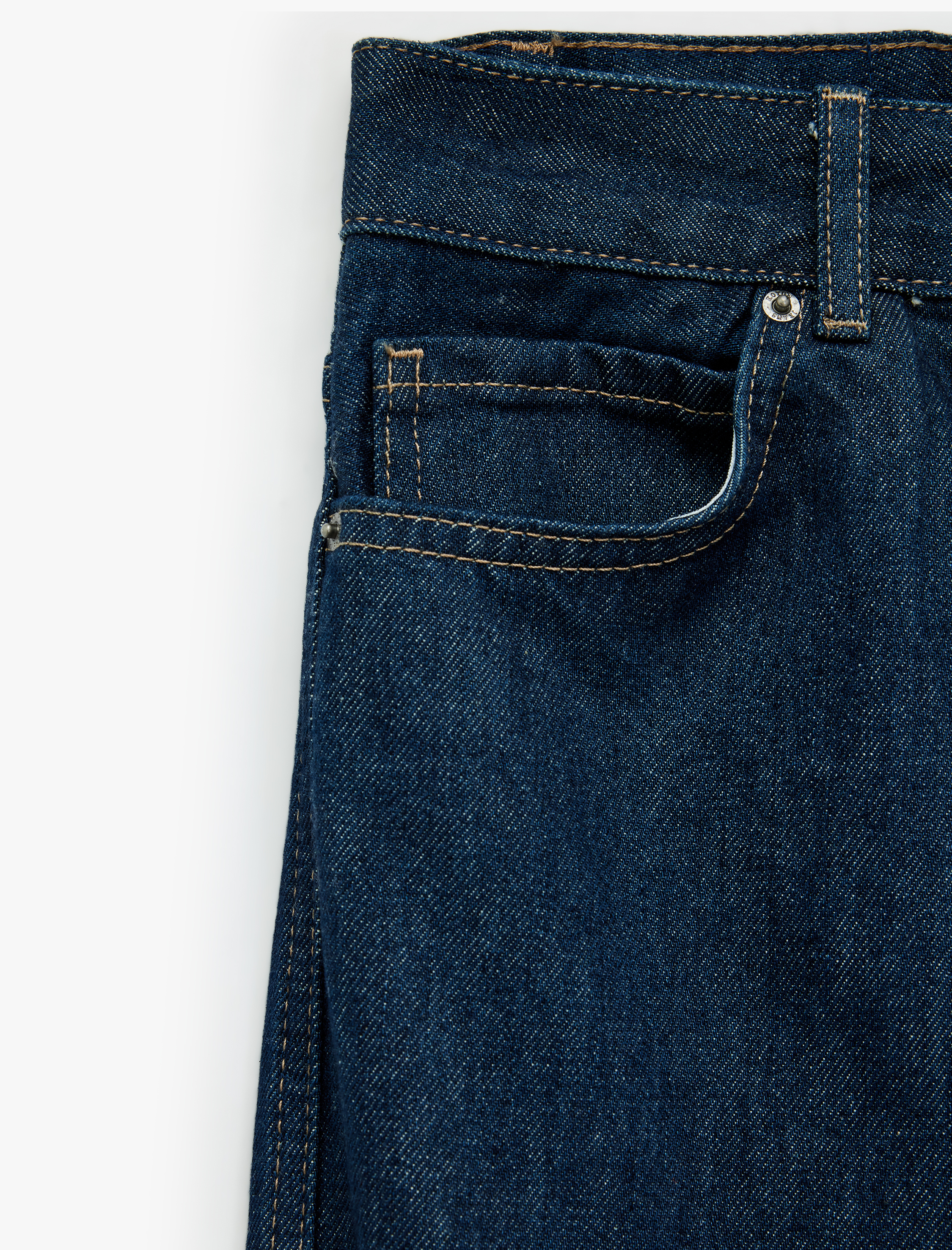   Normal Bel Zincir Detaylı Düz Paça Jean Pantolon - Straight Fit Jean