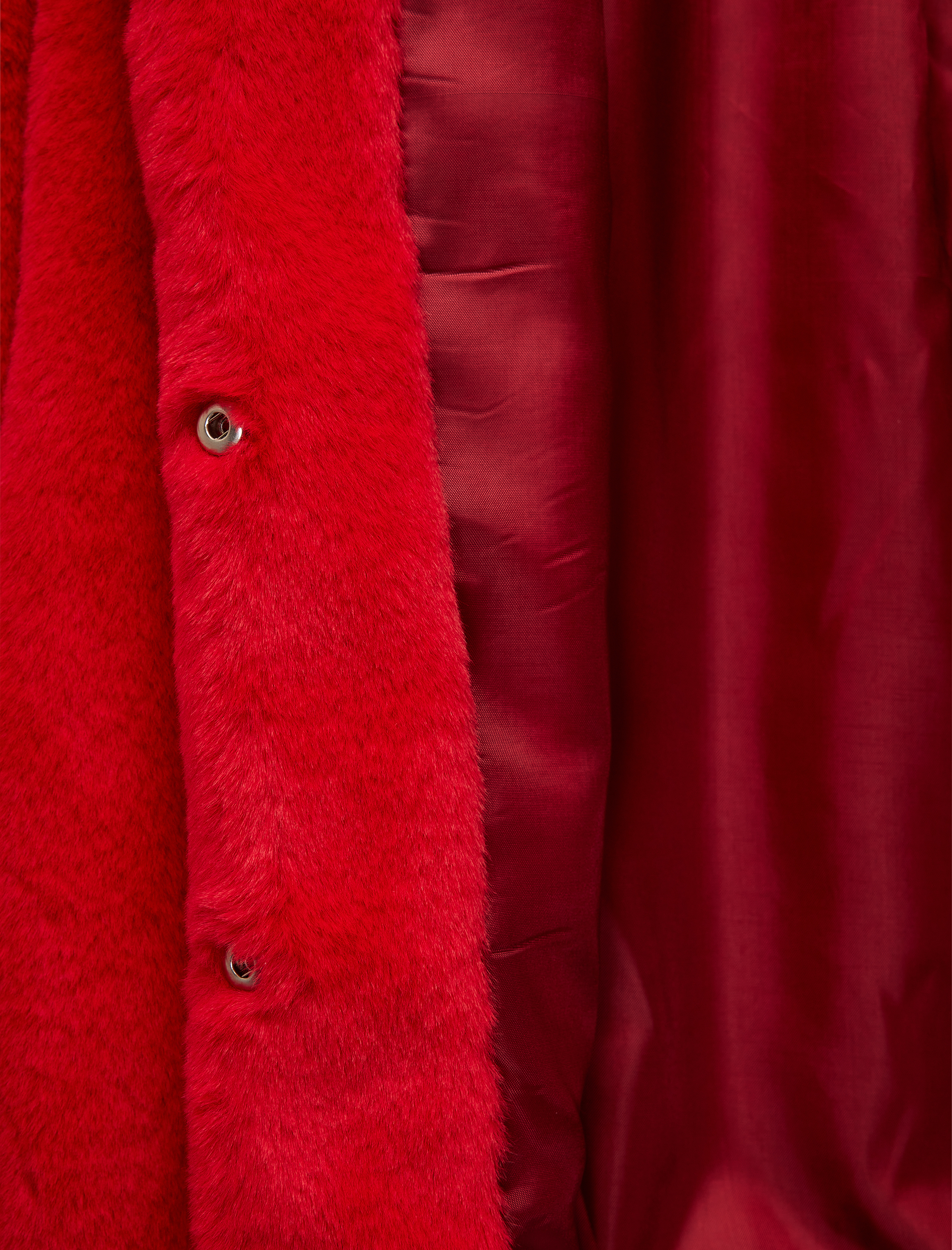  Kız Çocuk Uzun Kollu Bebe Yaka Peluş Ceket