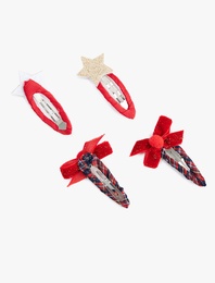 Kurdele ve Yıldız Detaylı Çıtçıt Toka Seti