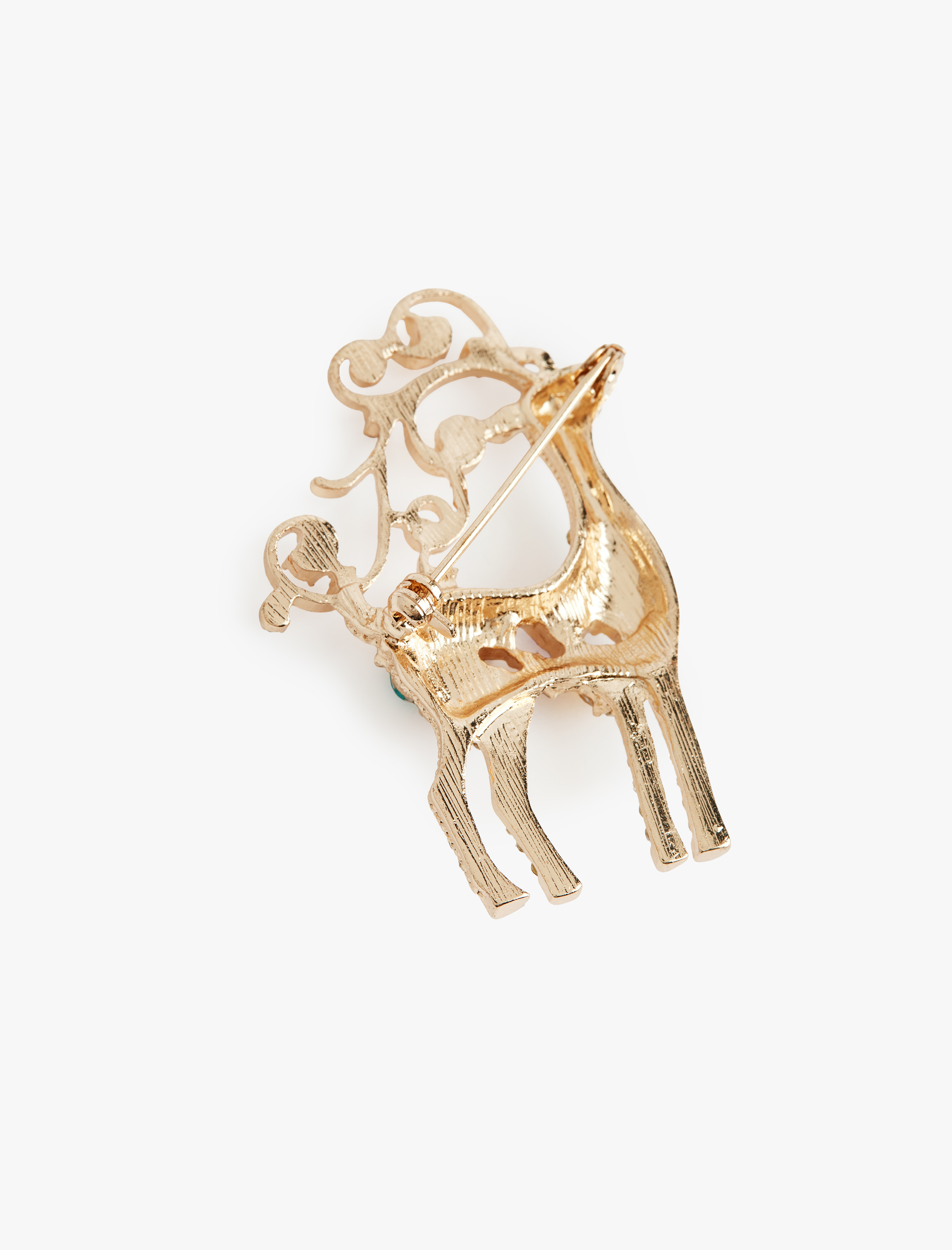  Kadın Taşlı Yılbaşı Temalı Çok Renkli Broş