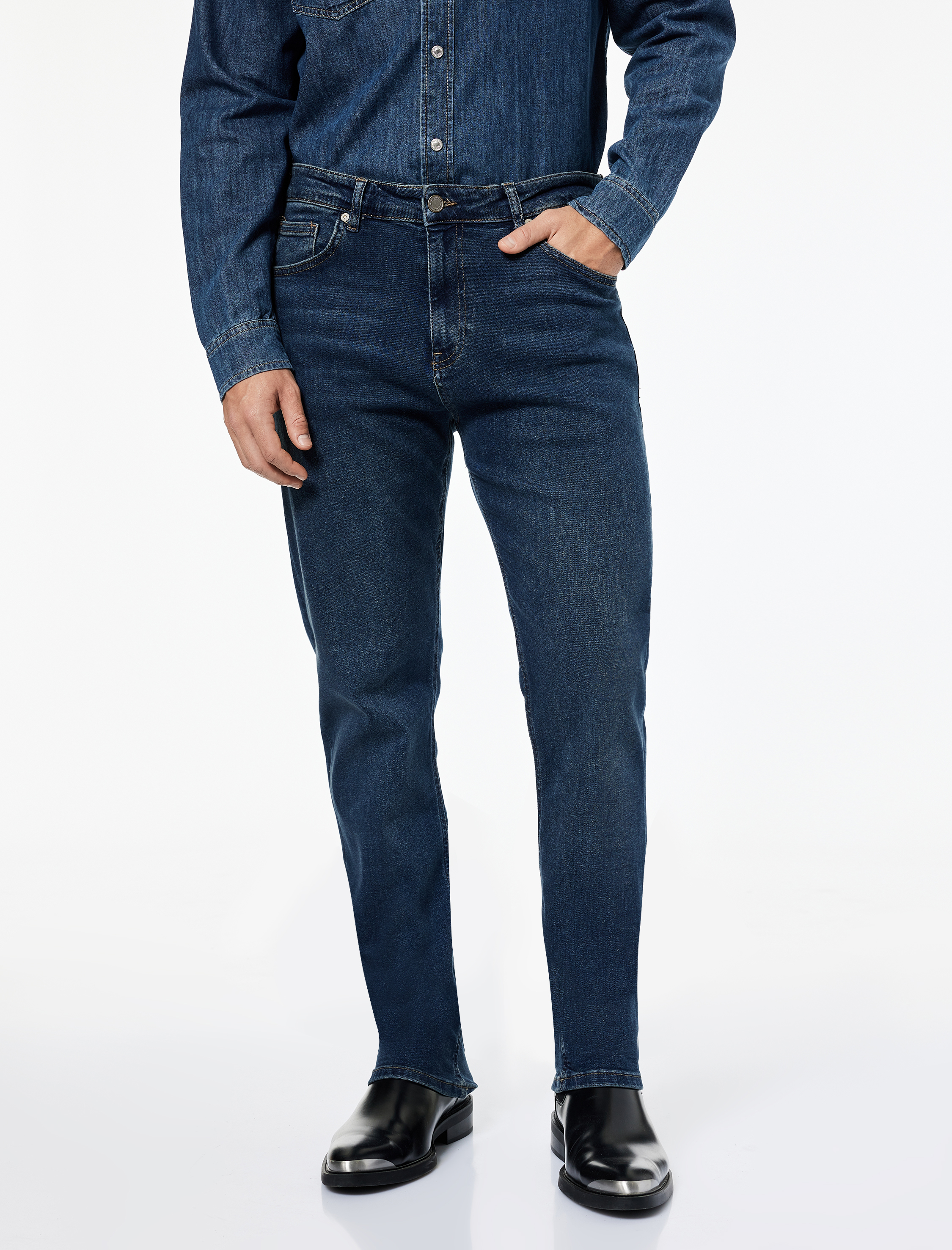   Normal Bel 5 Cepli Slim Fit Jean Pantolon - Brad Jean