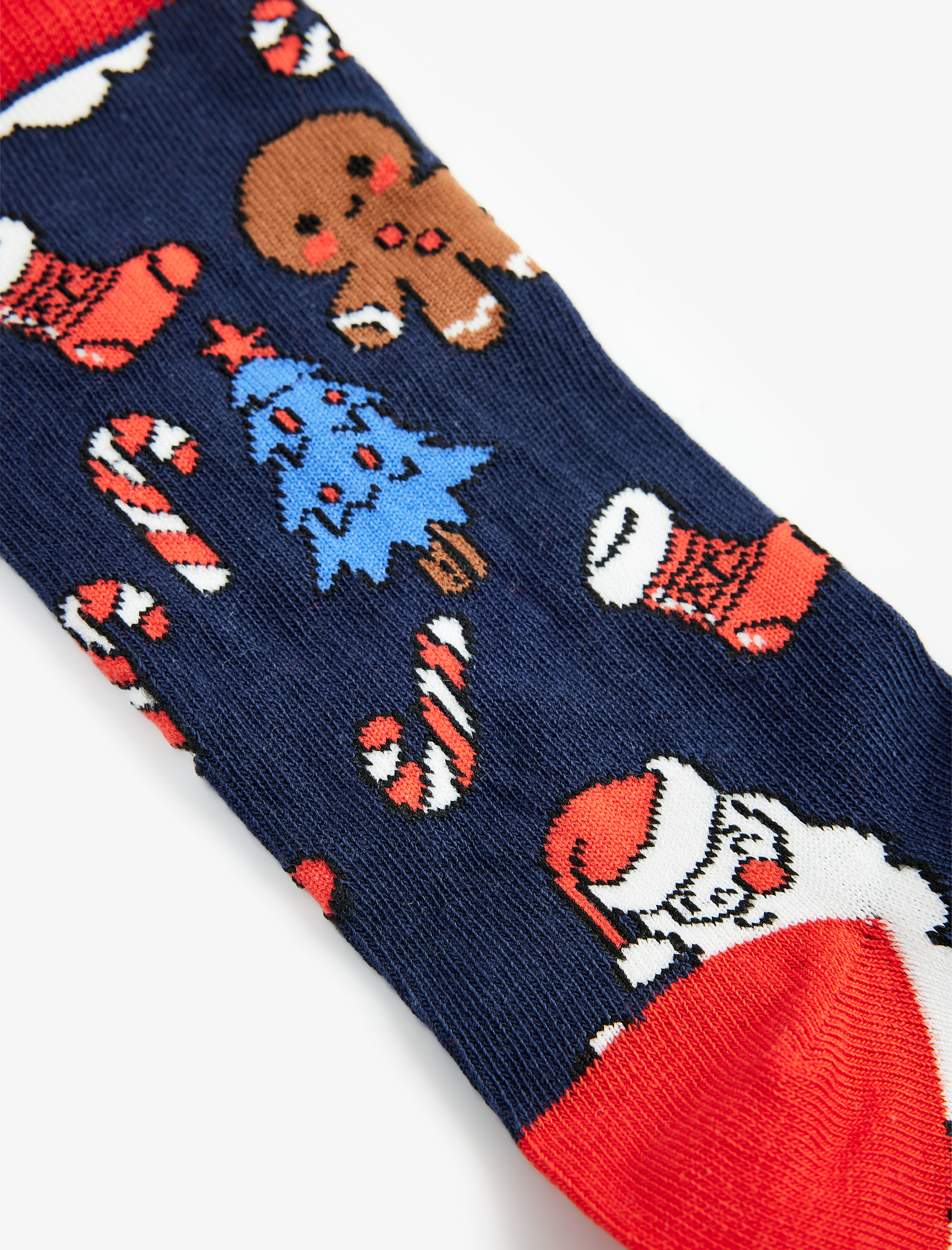 Erkek Yılbaşı Temalı Soket Çorap