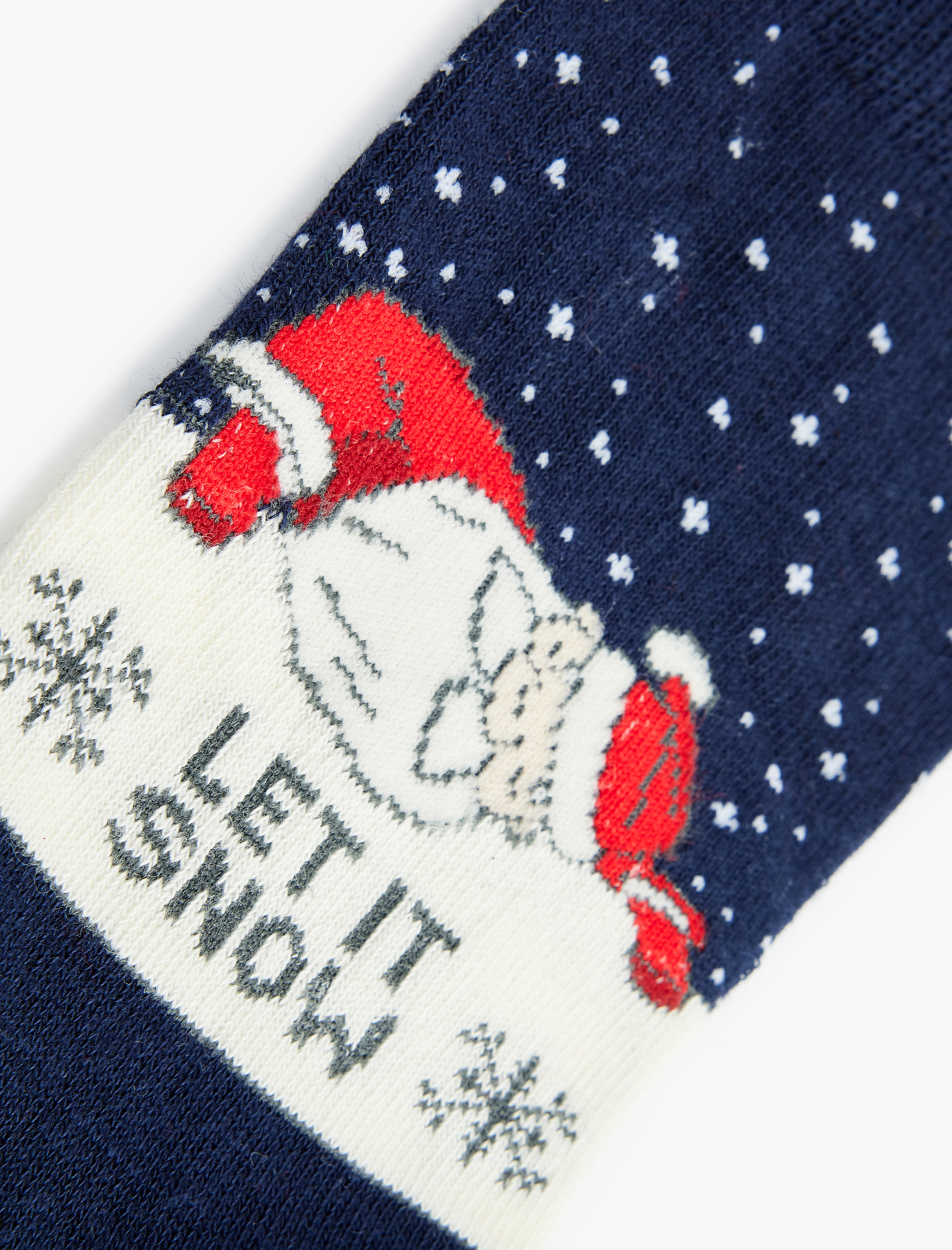  Erkek Pamuklu Yılbaşı Temalı Soket Çorap