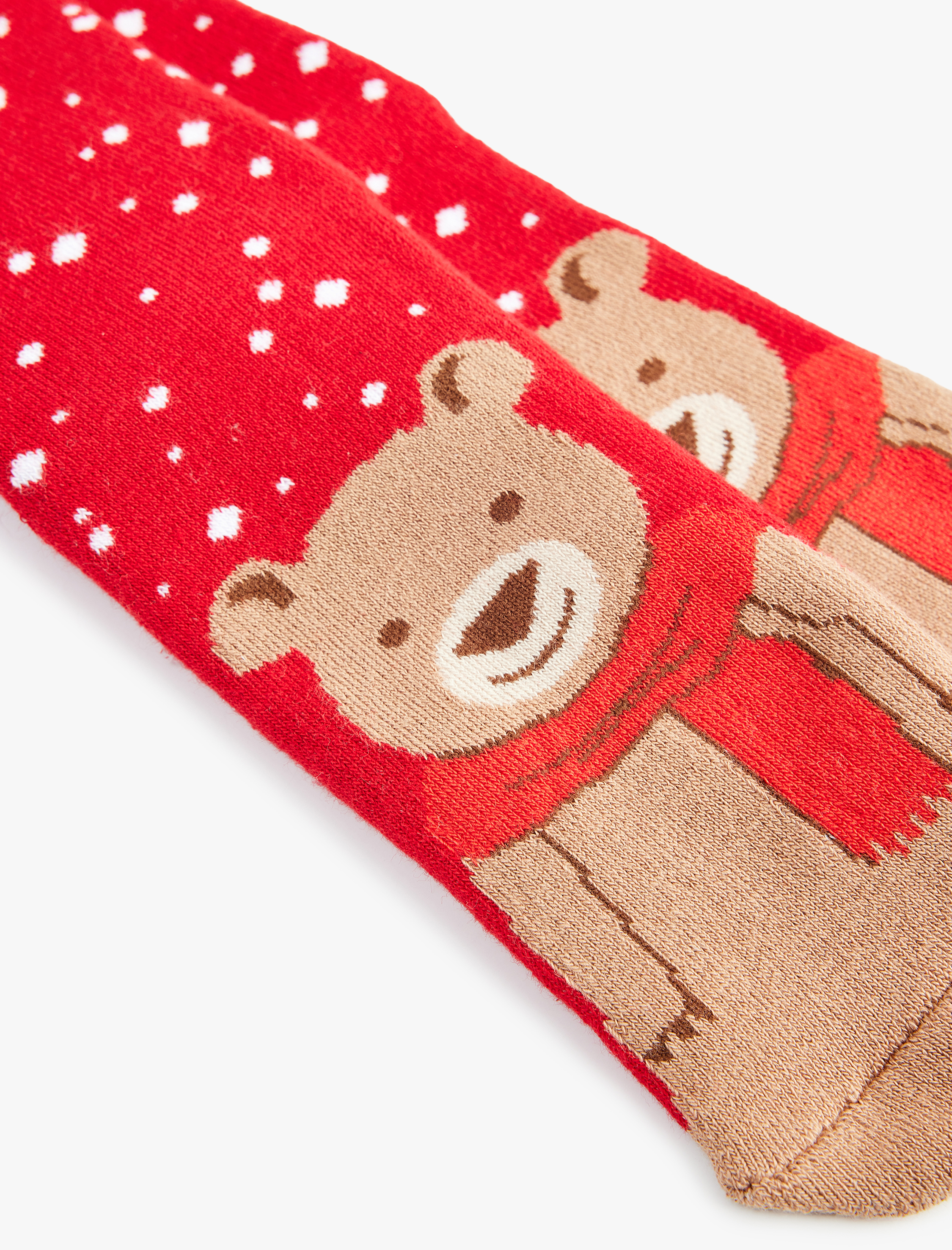  Kadın Yılbaşı Temalı Pamuklu Soket Havlu Çorap