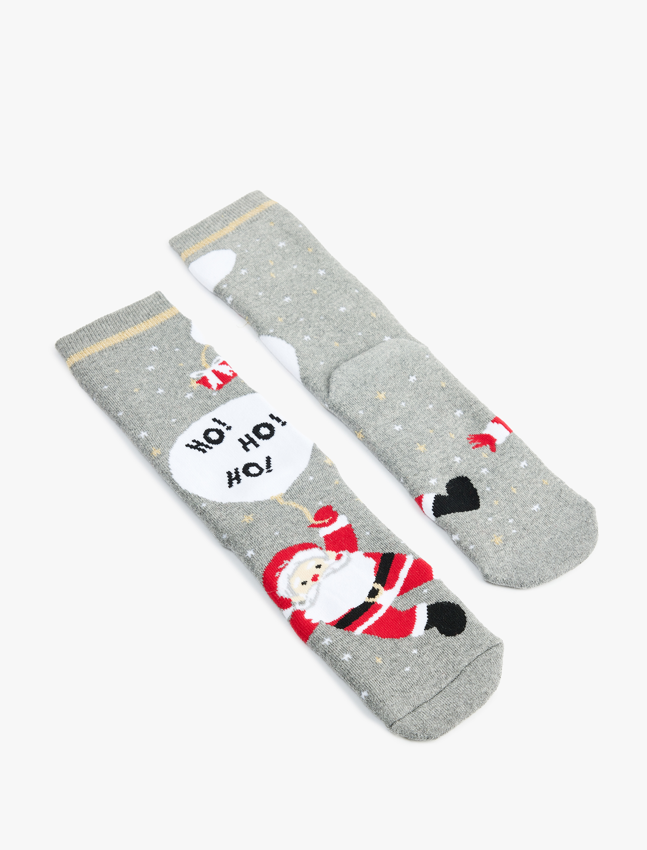  Kadın Noel Baba Baskılı Soket Çorap