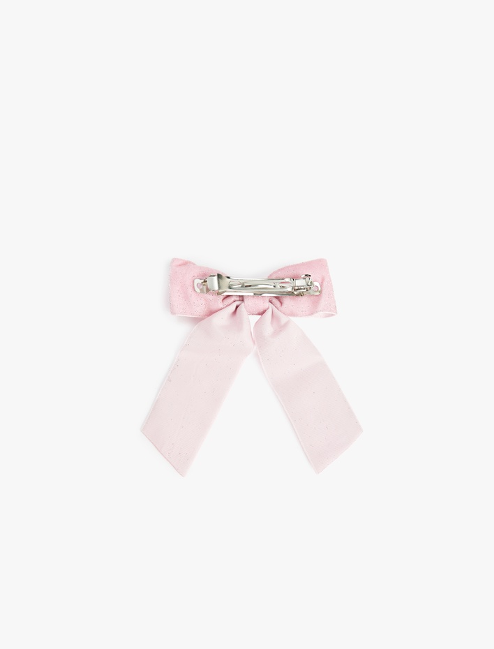 Kız Çocuk Sim Detaylı Fiyonklu Saç Tokası