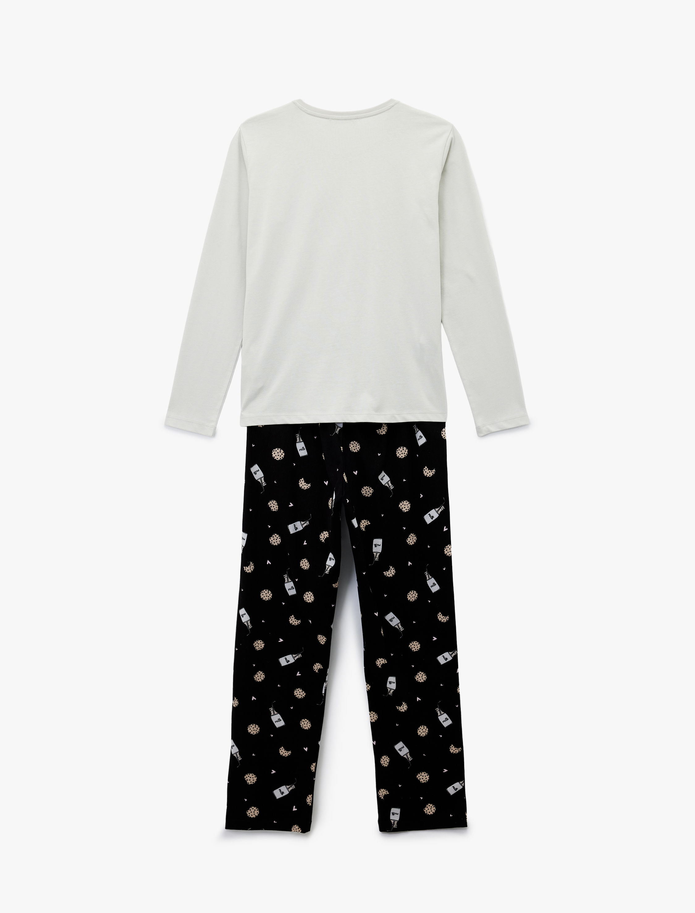   Pamuklu Baskılı Pijama Takımı