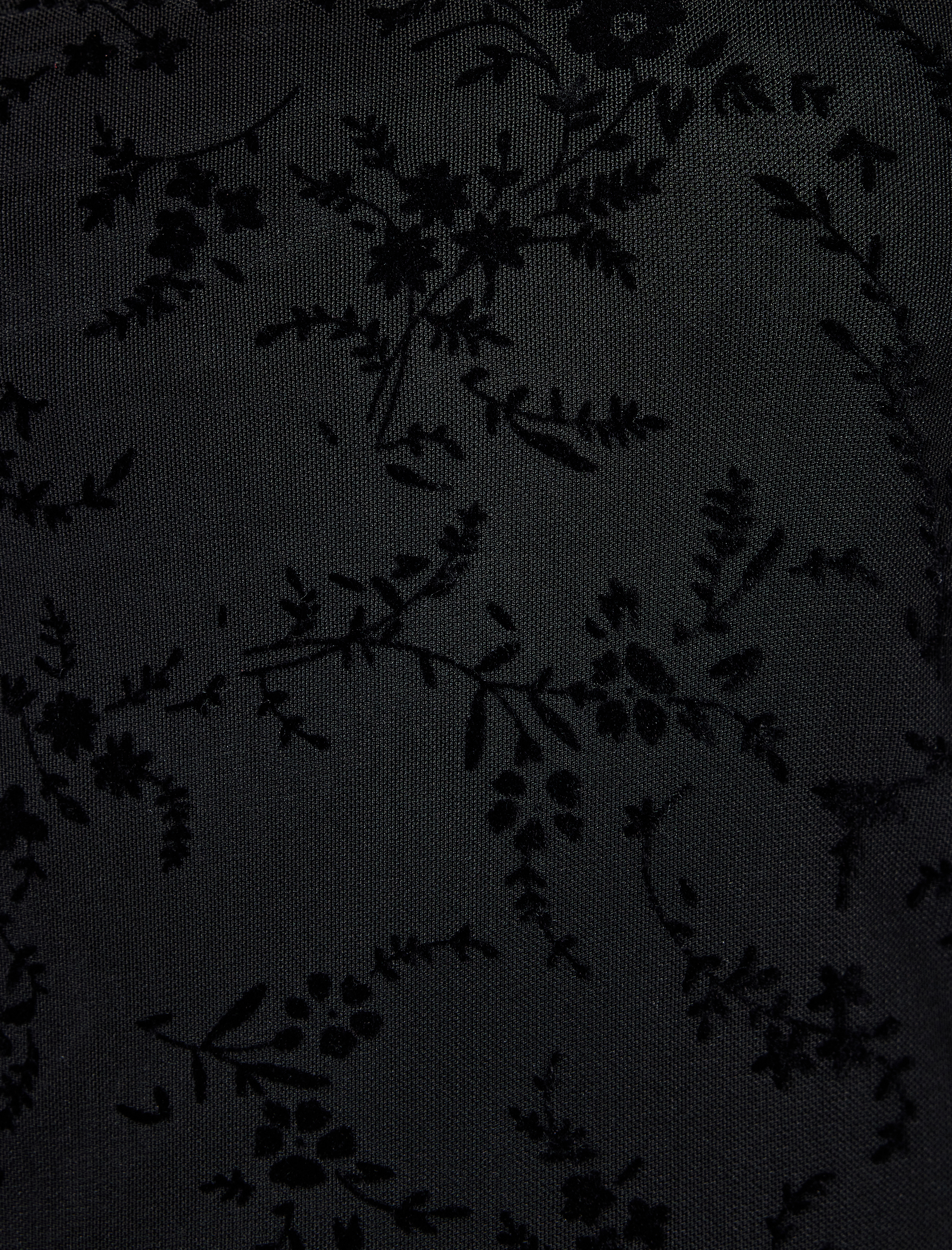   Kare Yaka Uzun Kollu Sırt Detaylı A Kesim Midi Dantel Elbise