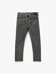 Normal Bel Pamuklu Straight Fit Jean Pantolon - Mark Jean