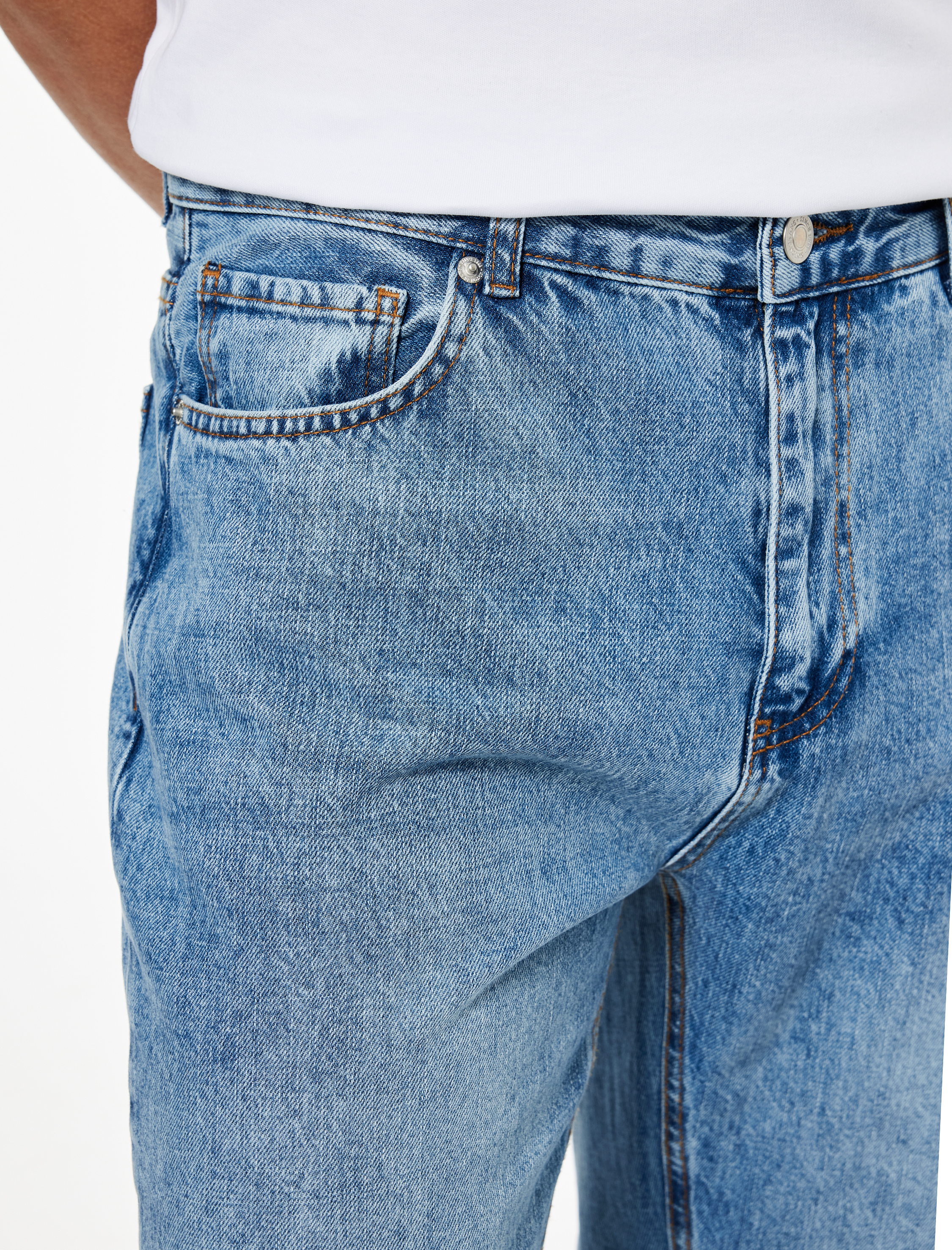   Pamuklu Cepli İspanyol Paça Jean Pantolon