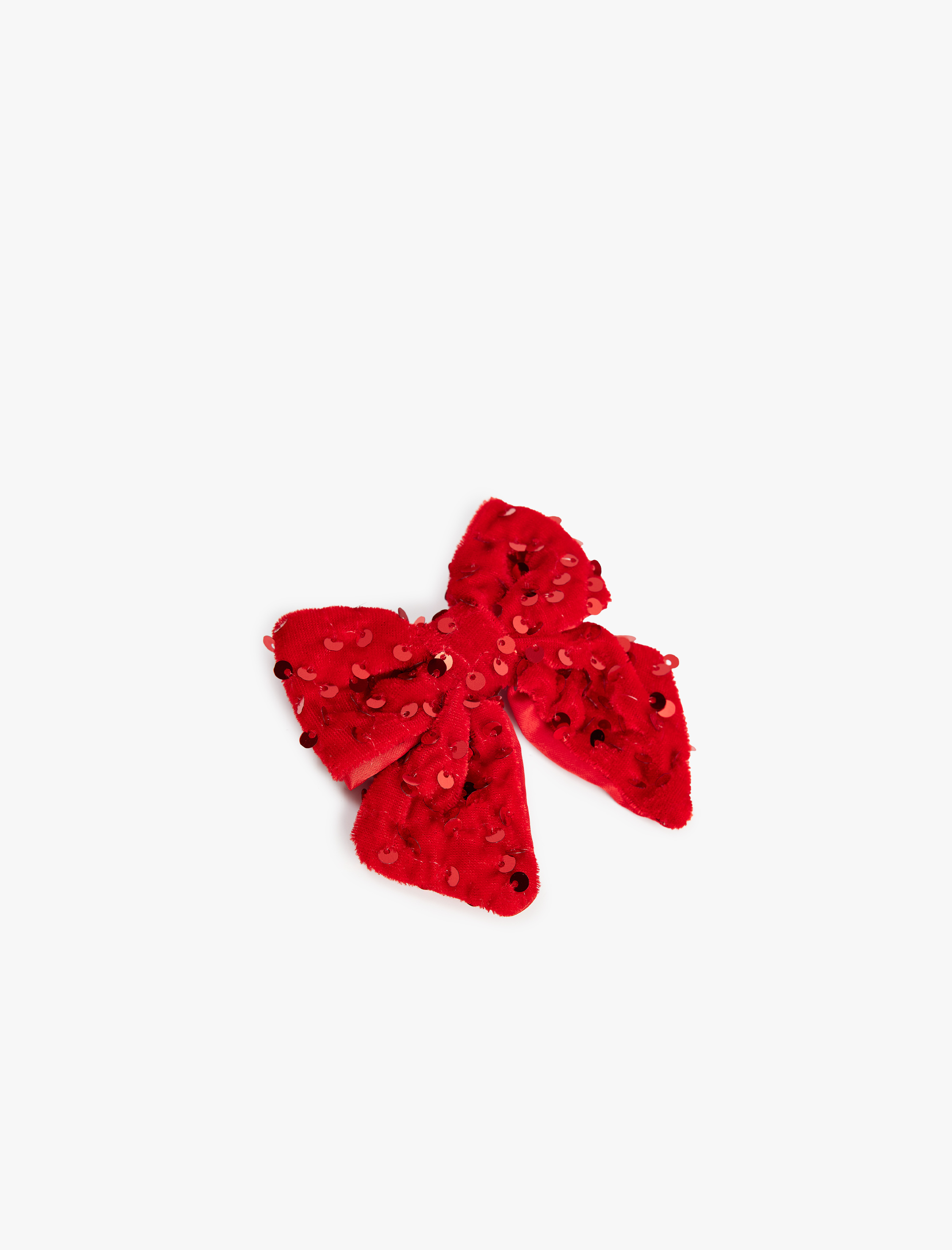  Kız Çocuk Pullu Payetli Fiyonklu Saç Tokası