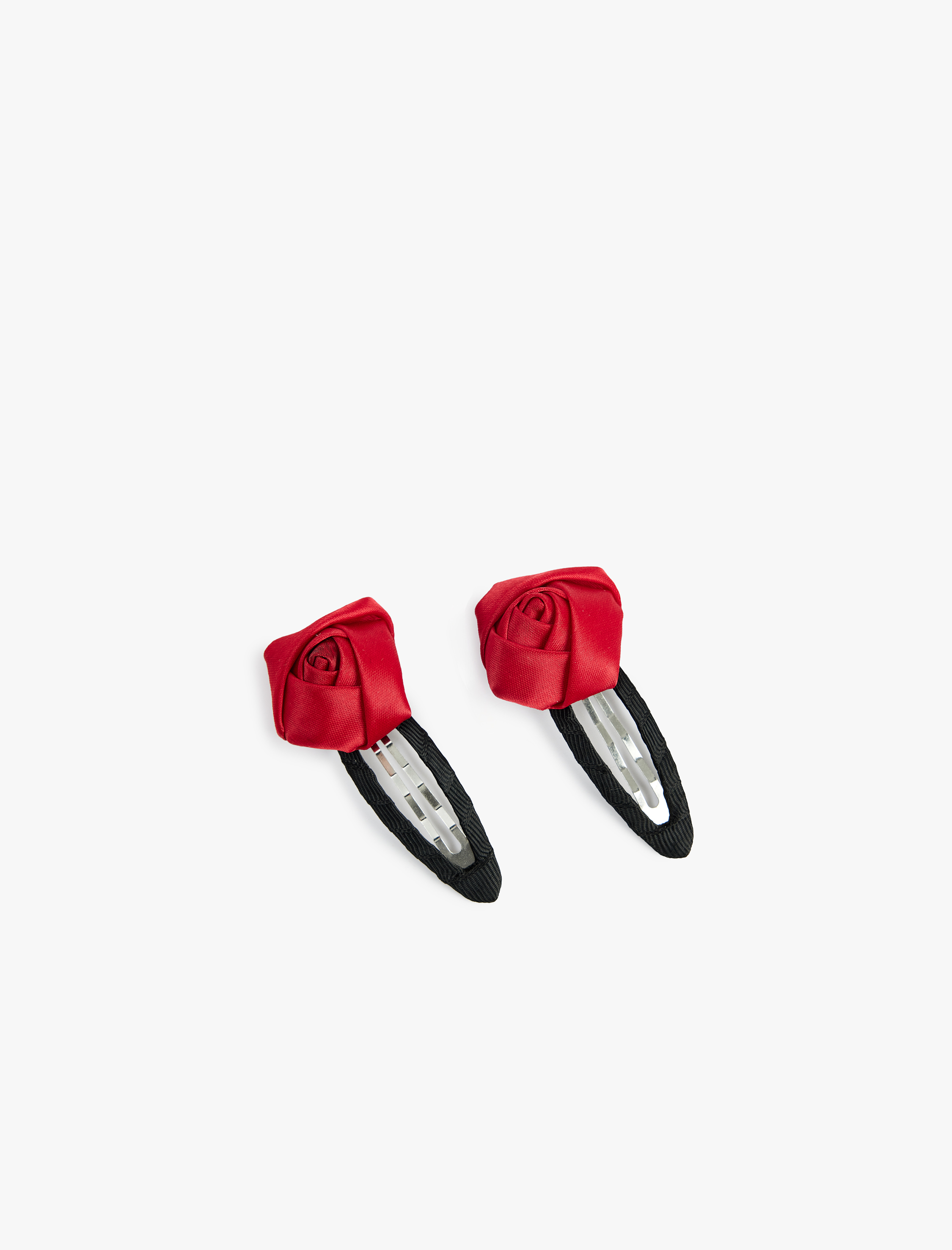  Kadın Gül Detaylı 2'li Toka Seti