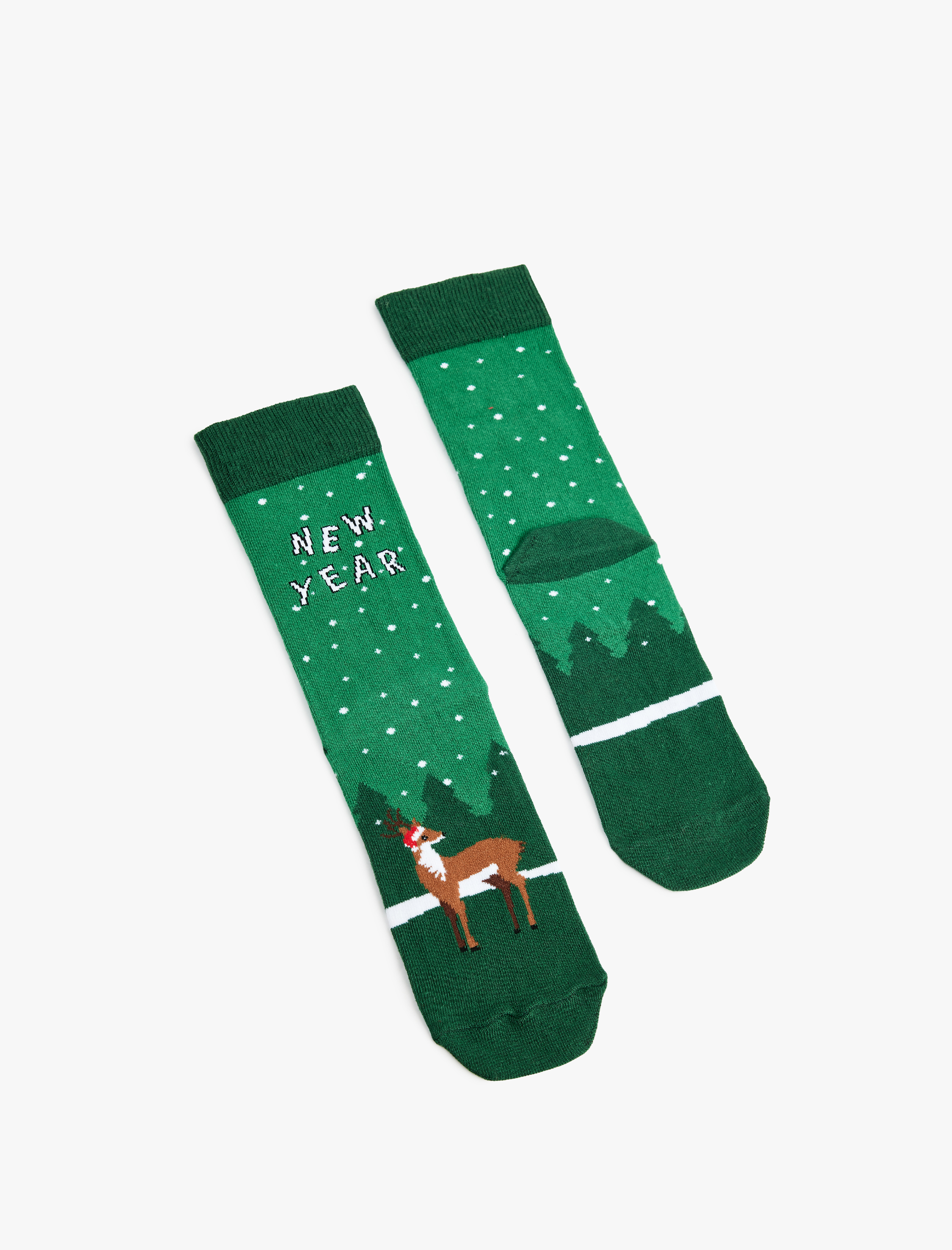 Erkek Soket Yılbaşı Temalı Çorap