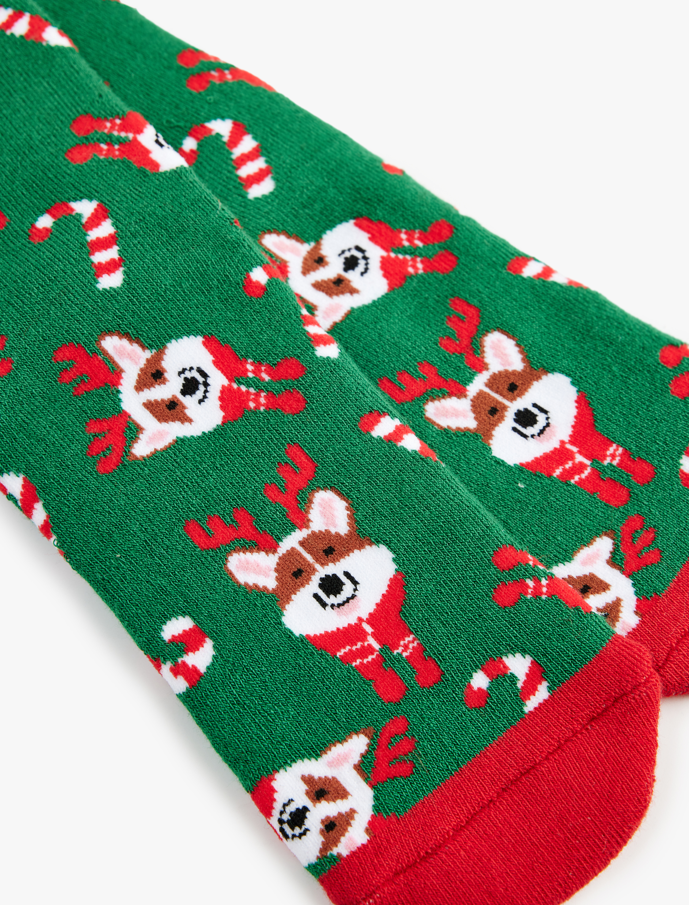  Kadın Yılbaşı Temalı Pamuklu Soket Havlu Çorap