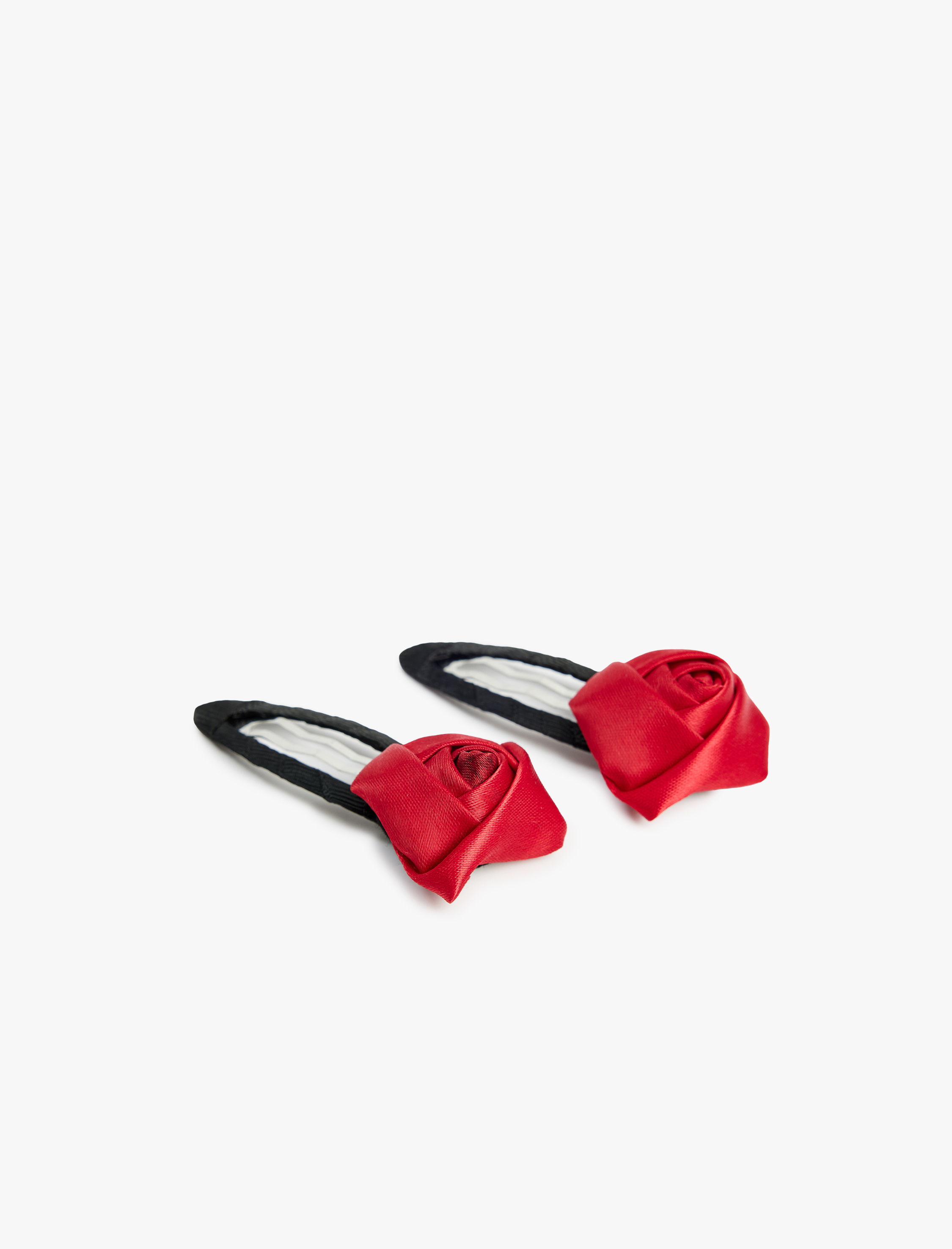  Kadın Gül Detaylı 2'li Toka Seti