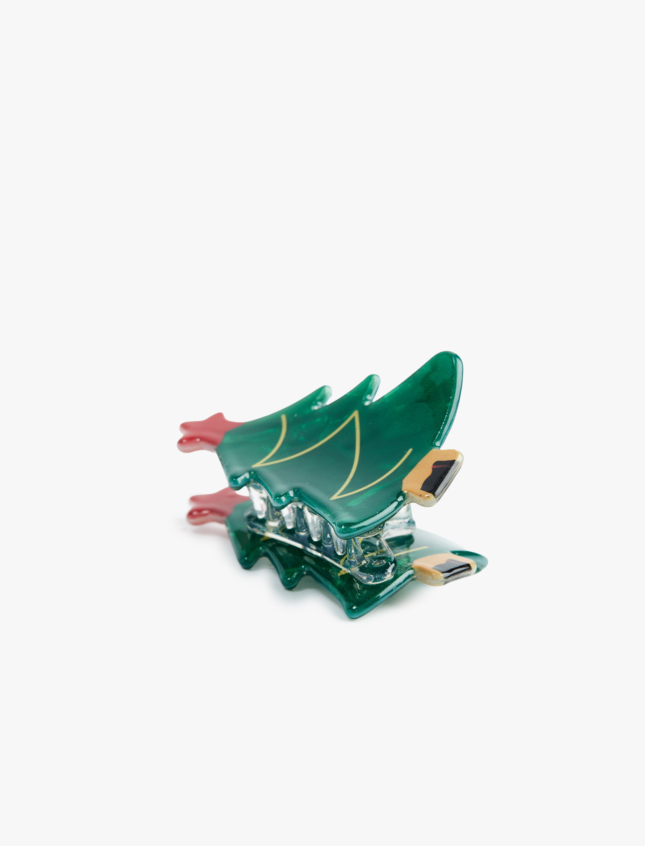  Kadın Yılbaşı Ağacı Detaylı Kıskaçlı Toka