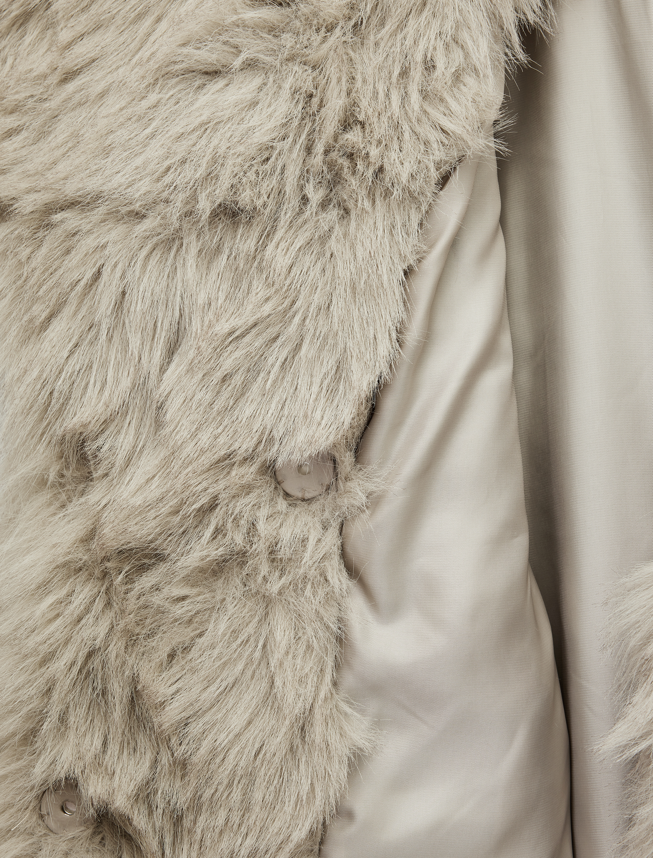   Geniş Yaka Oversize Suni Kürk Ceket