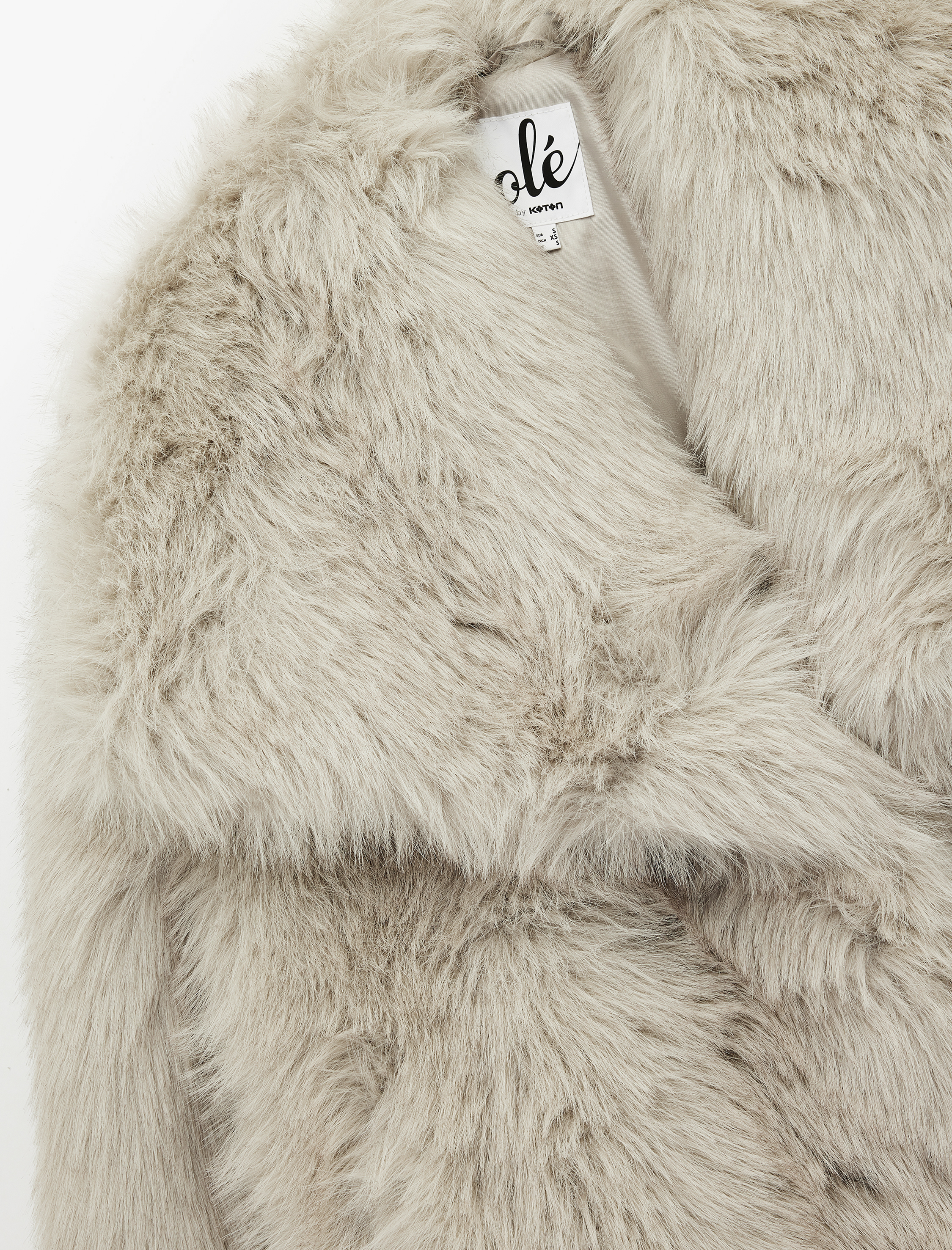   Geniş Yaka Oversize Suni Kürk Ceket