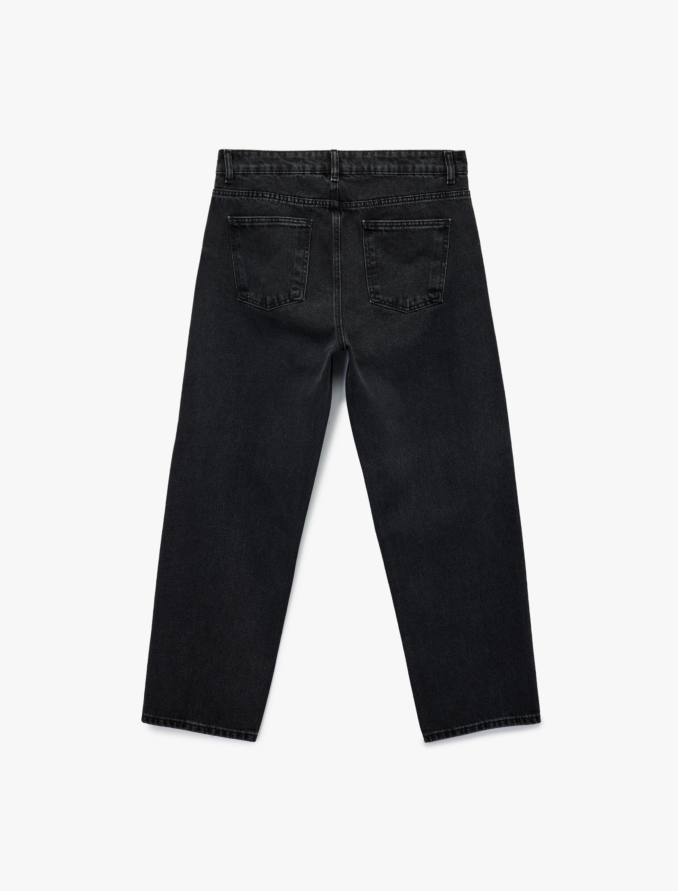   Pamuklu Cepli Bol Kalıp Baggy Jean Pantolon