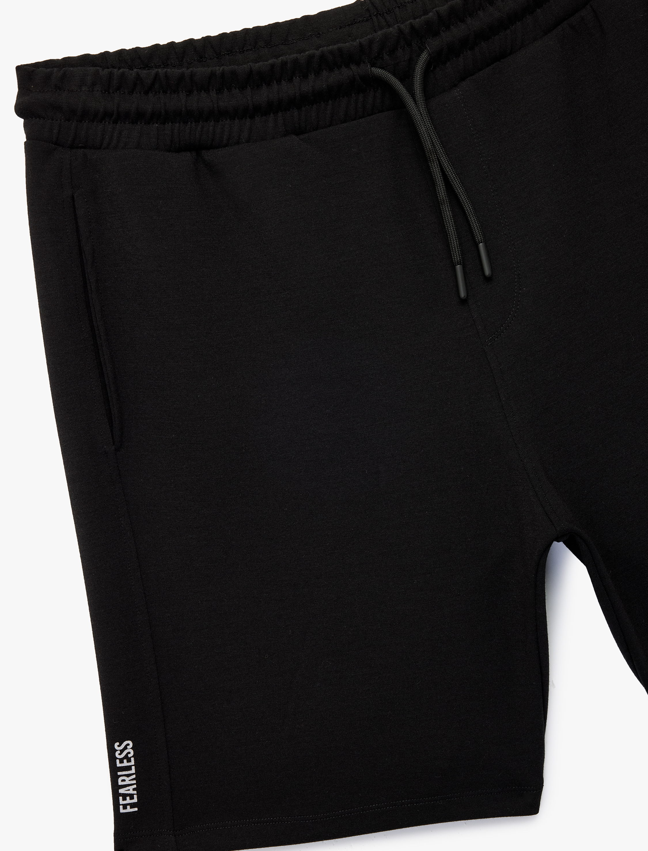   Baskılı Cepli Beli Bağcıklı Spor Şort