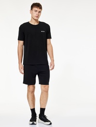 Baskılı Cepli Beli Bağcıklı Spor Şort