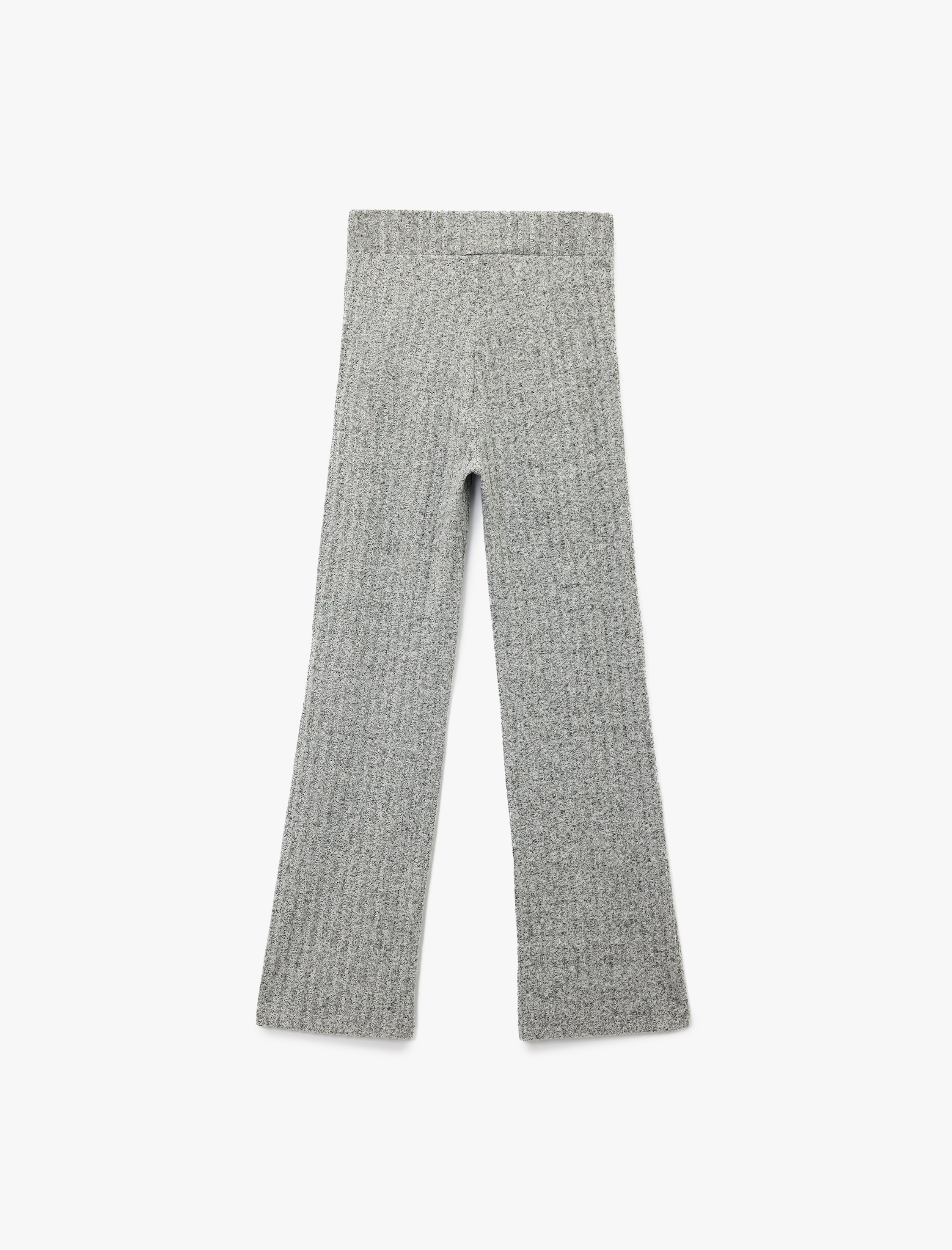   Slim Fit Kaşkorse Uzun Bol Paça Eşofman Altı