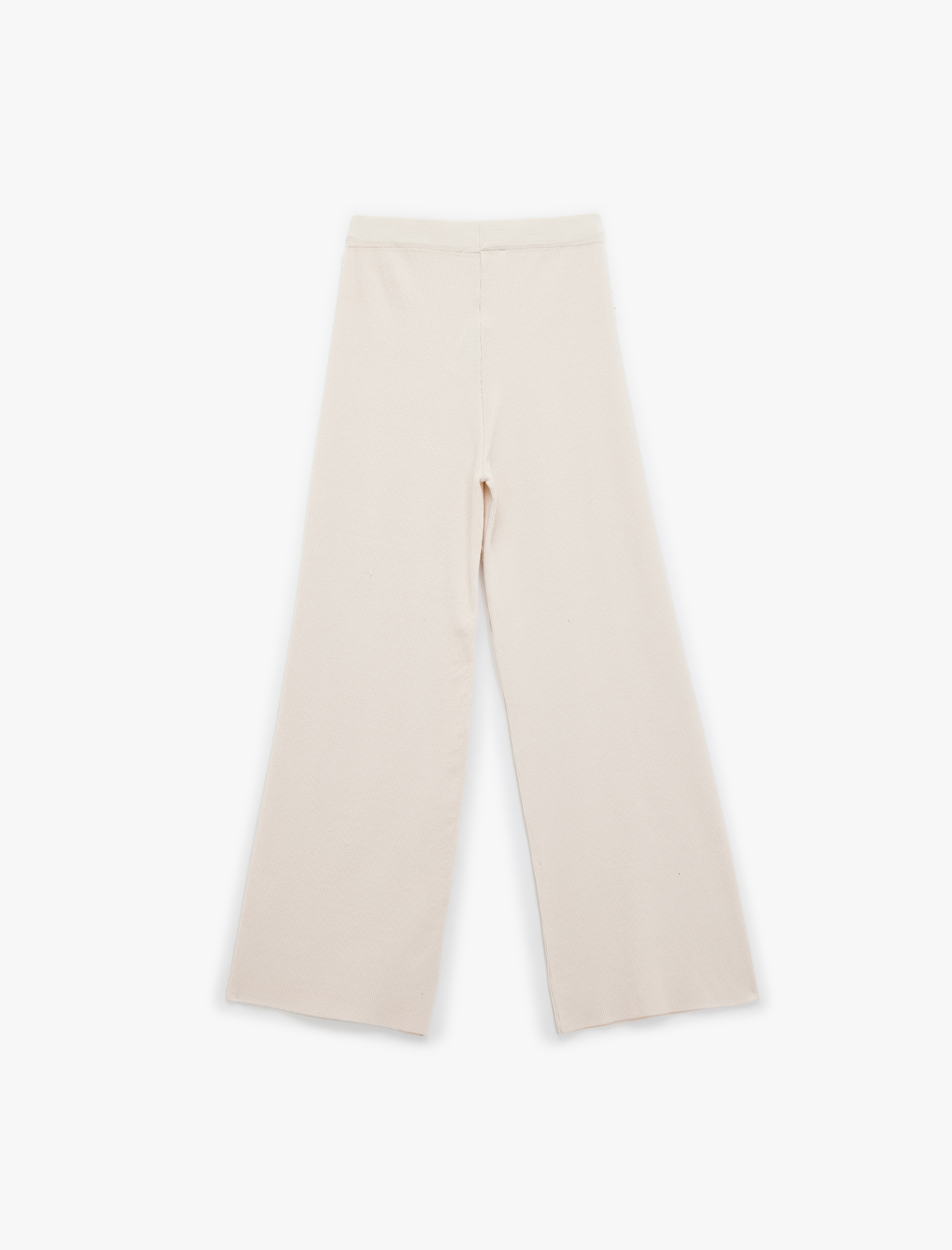   Koton X Sibil Çetinkaya - Düz Bol Paça Triko Pantolon