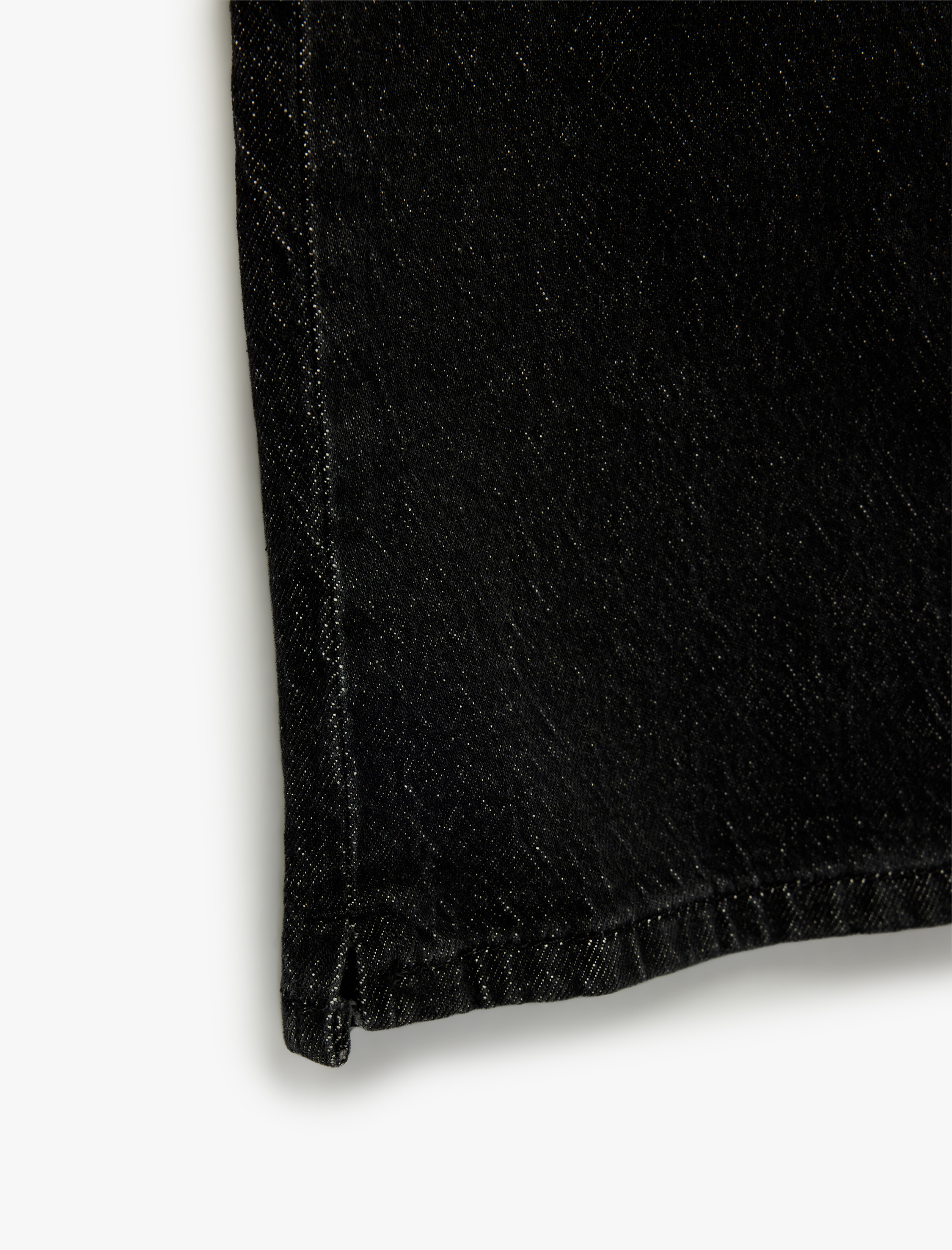   Yüksek Bel Dar Kalıp Düz Paça Pamuklu Jean Pantolon - Slim Straight Fit Jean