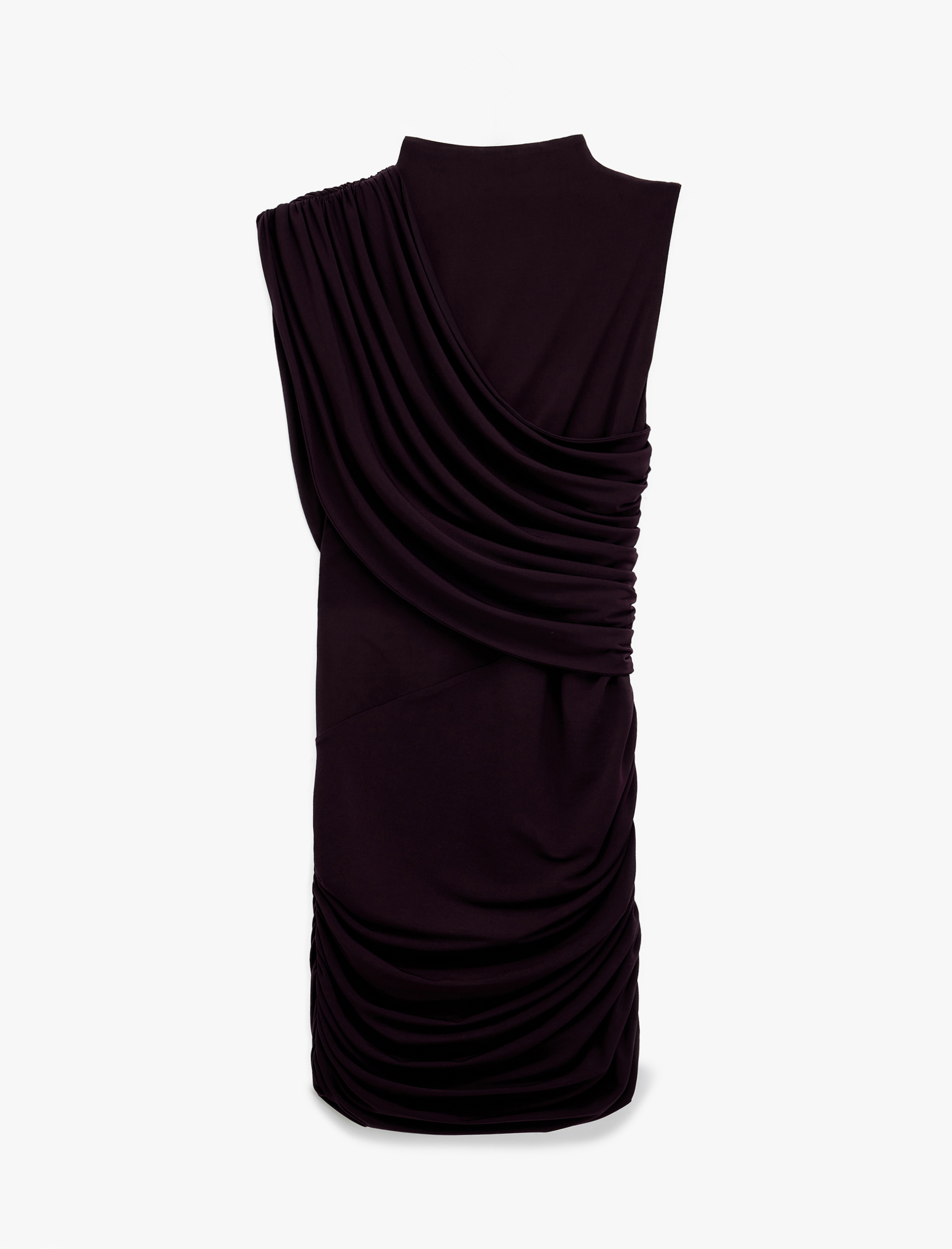   Koton X Sibil Çetinkaya -  Bisiklet Yaka Drapeli Kolsuz Mini Abiye Elbise