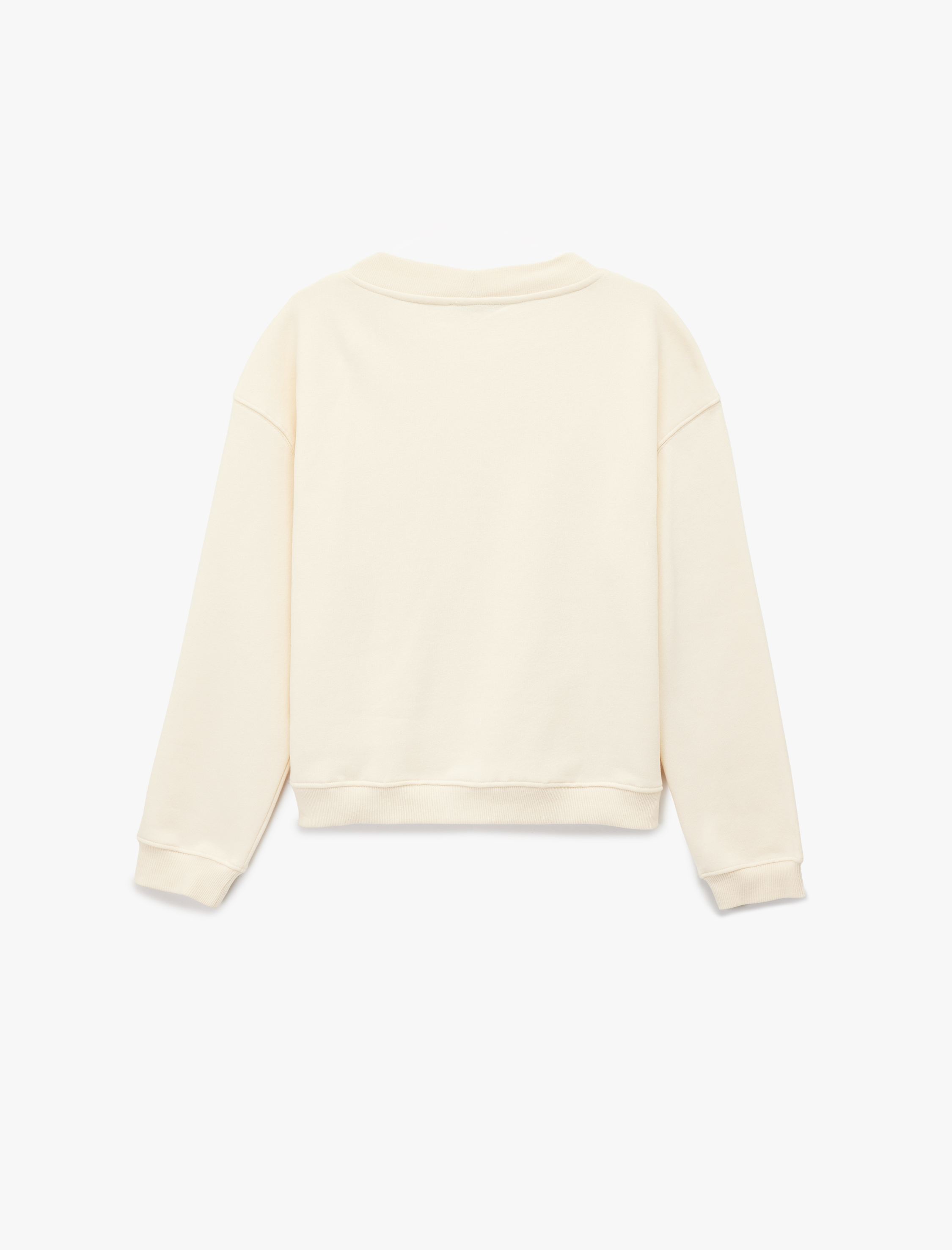 V Yaka Uzun Kollu Rahat Kesim Cepli Triko Pijama Üstü