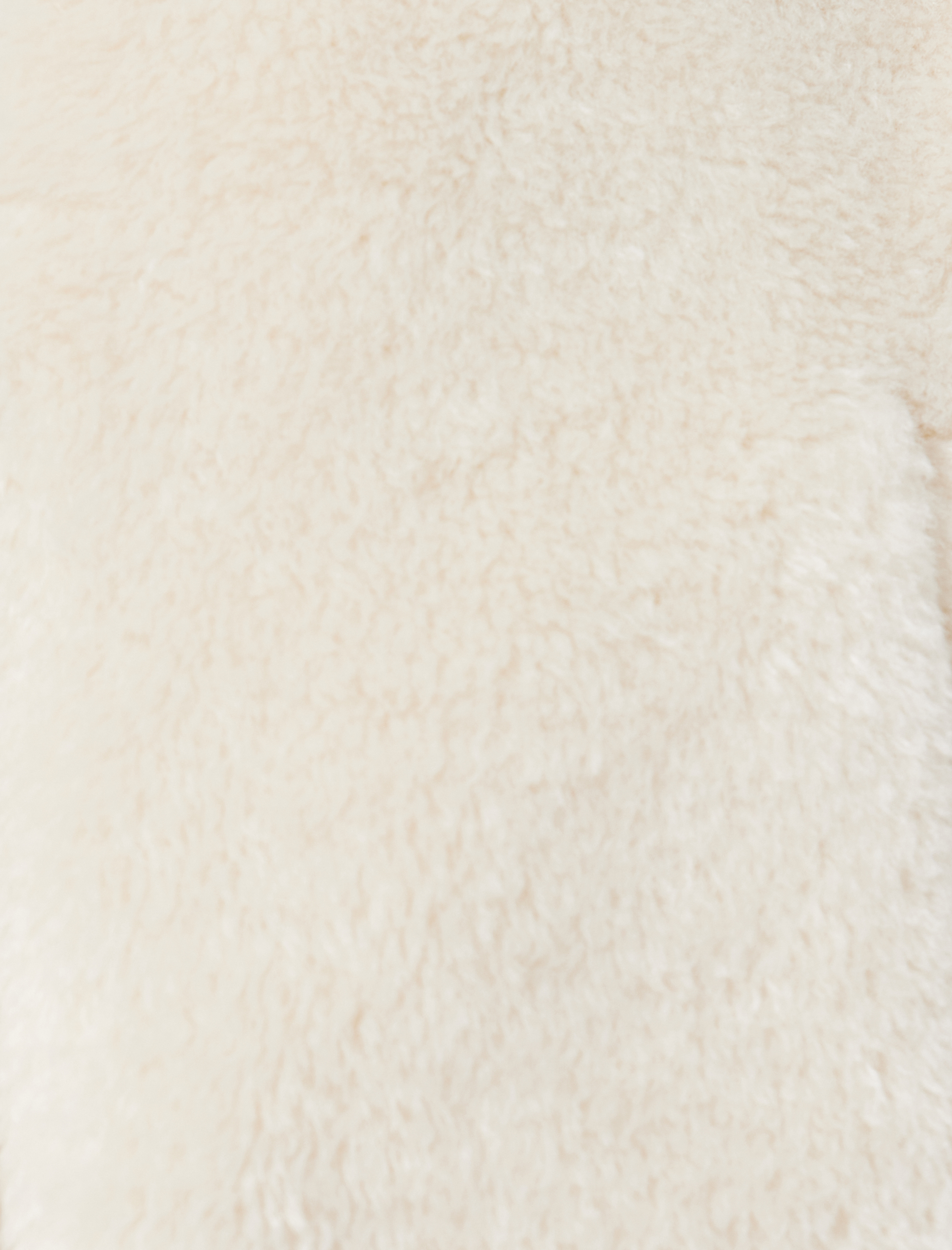   Uzun Kollu Cepli Fermuarlı Crop Peluş Bomber Ceket