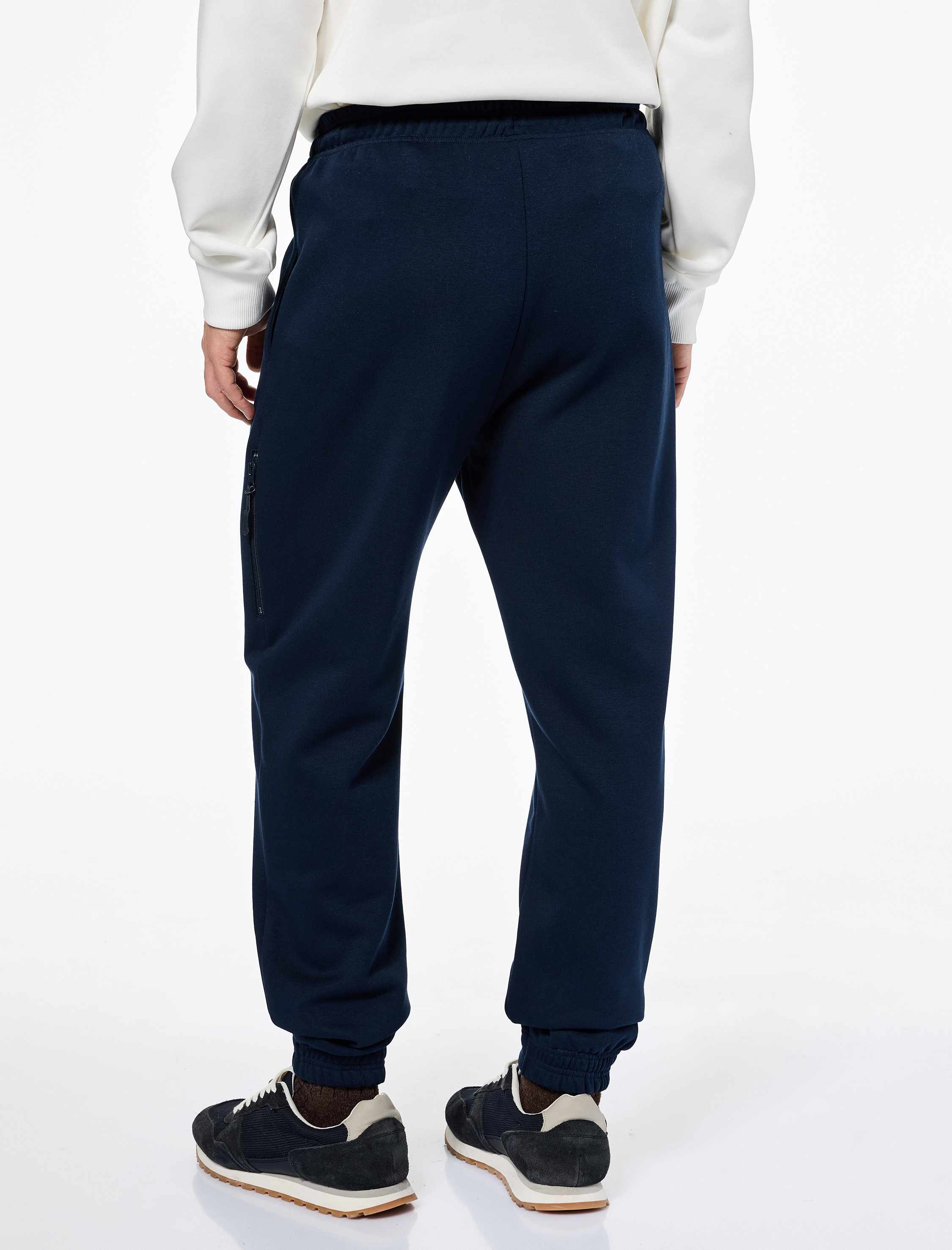   Fermuarlı Cepli Regular Fit Beli Bağcıklı Jogger Eşofman Altı