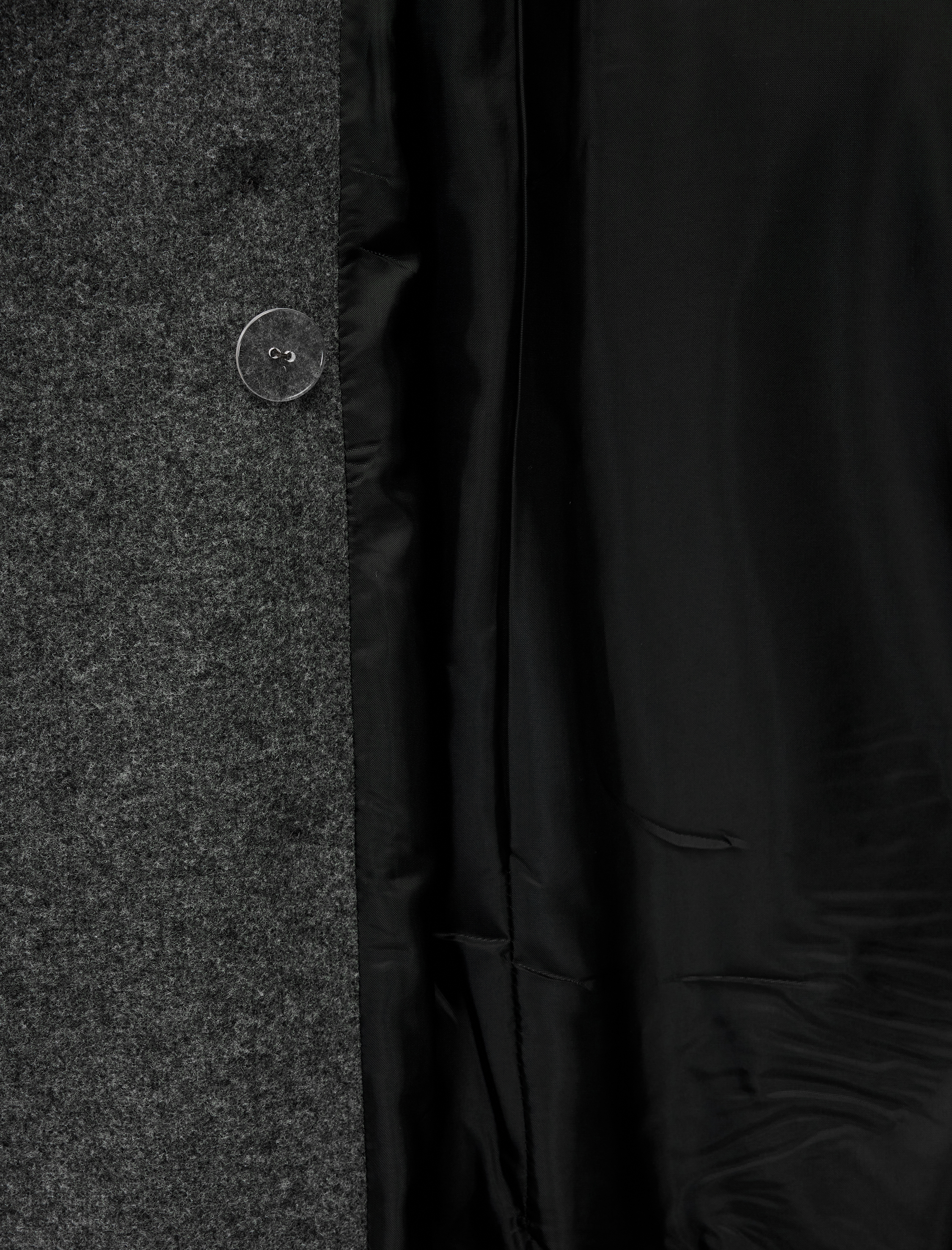   Cepli Uzun Kollu Kruvaze Kemerli Uzun Kaşe Kaban