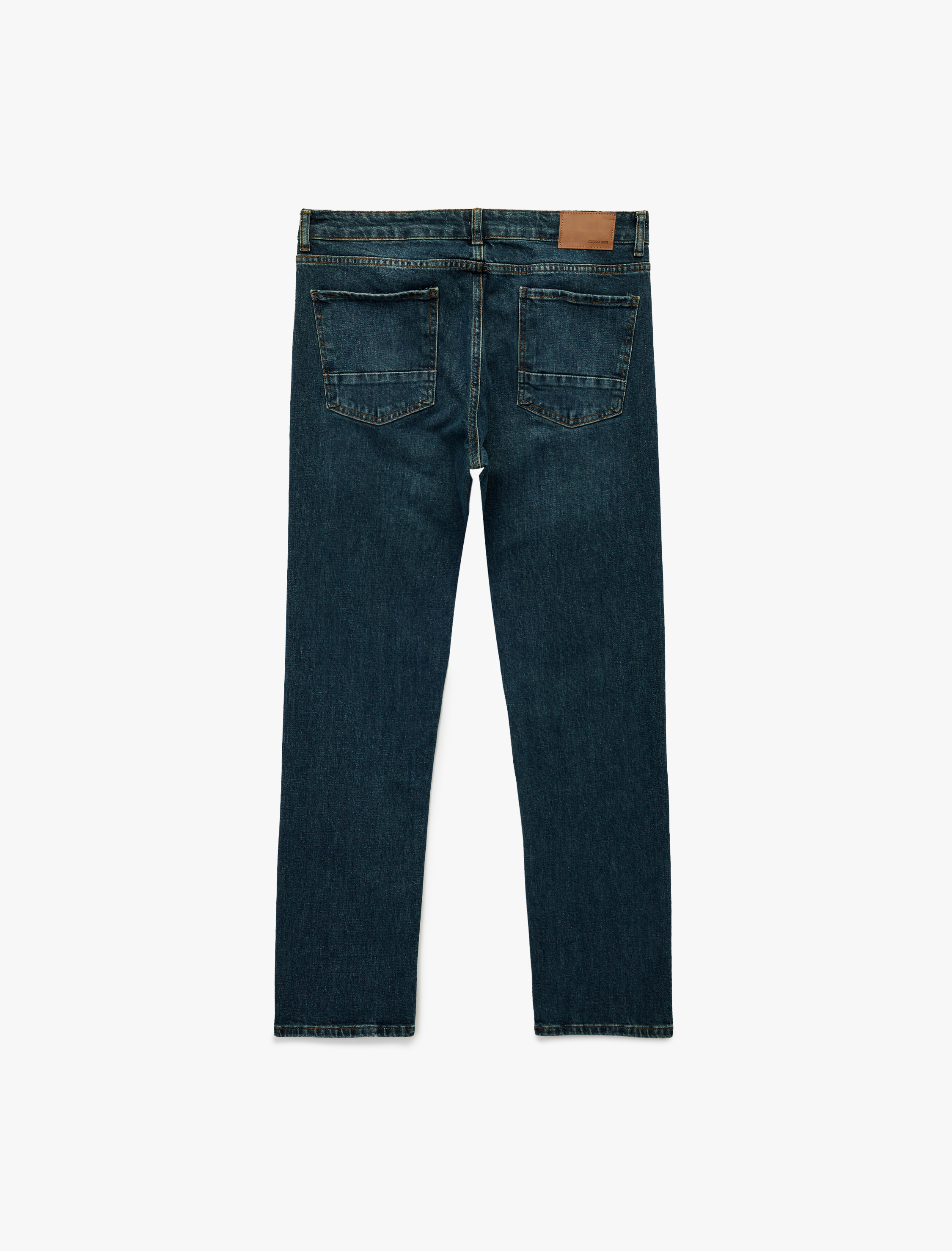   Pamuklu Normal Bel Straight Fit Jean Pantolon - Mark Jean