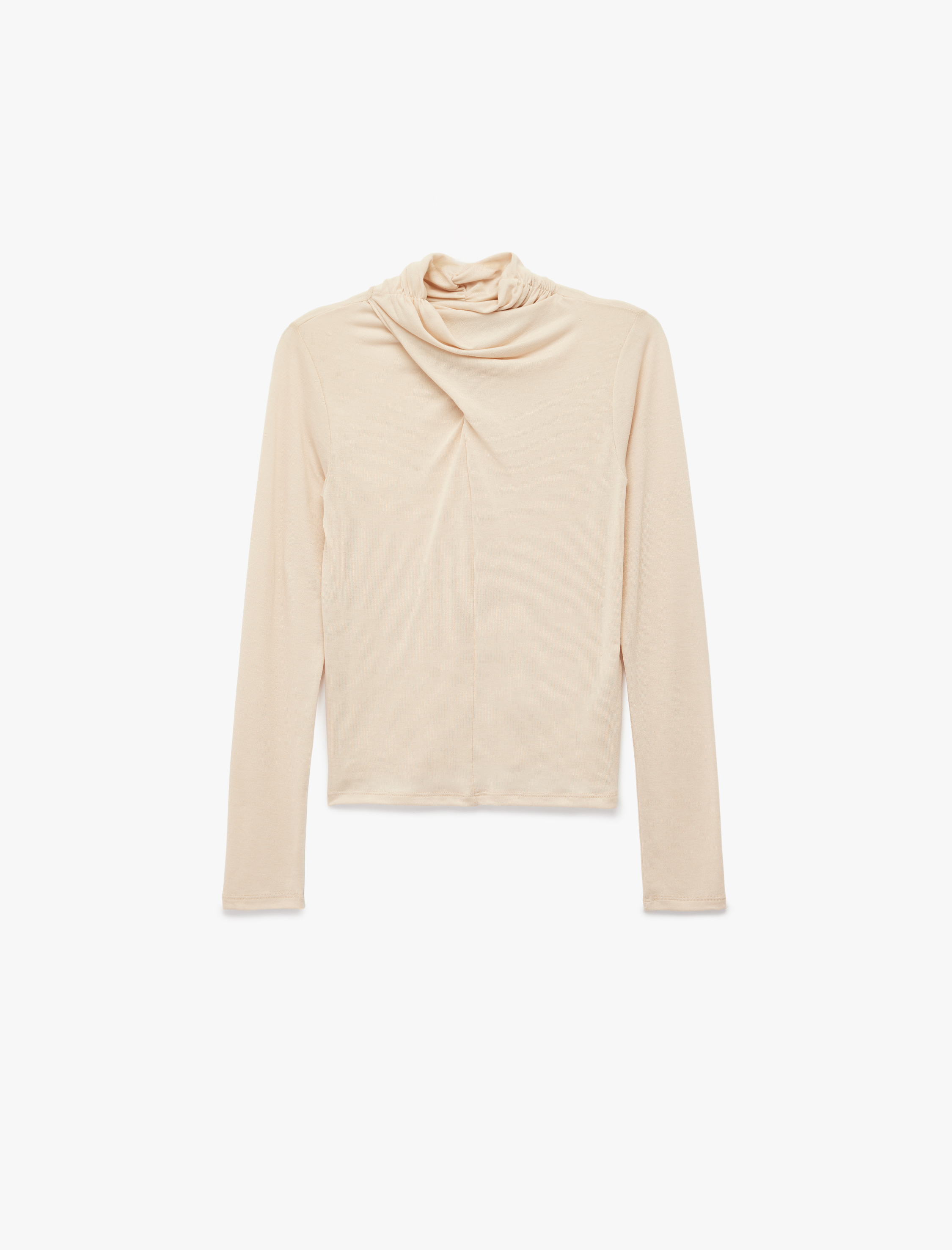   Koton X Sima Tarkan - Uzun Kollu Drapeli Çapraz Dik Yaka Body